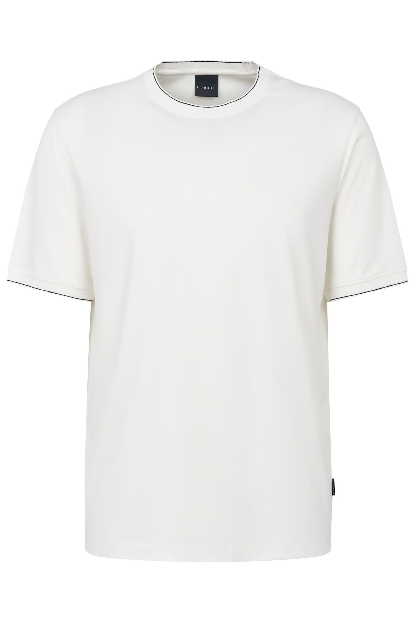 bugatti T-Shirt, aus Baumwoll-Mischung