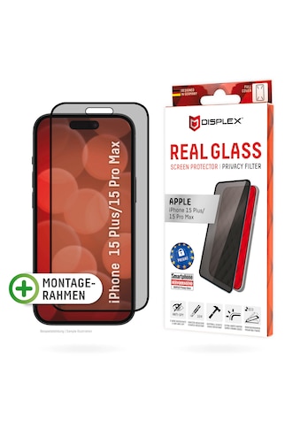 Displayschutzglas »Privacy Glass«, für Apple iPhone 15 Plus-Apple iPhone 15 Pro Max,...