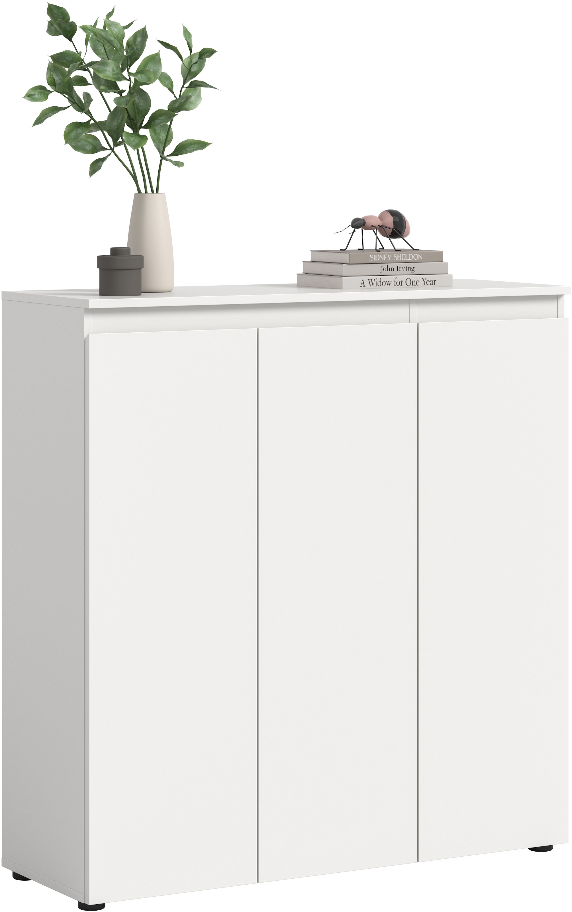 Home affaire Mehrzweckschrank »CIPELA, 105x111 cm, viel Stauraum, variable Einlegeböden, universal« in vielen verschiedenen Trendfarben verfügbar, 1 Stk. tlg. Schuhschrank, Kleiderschrank, Universalschrank, Aktenschrank, Schrank