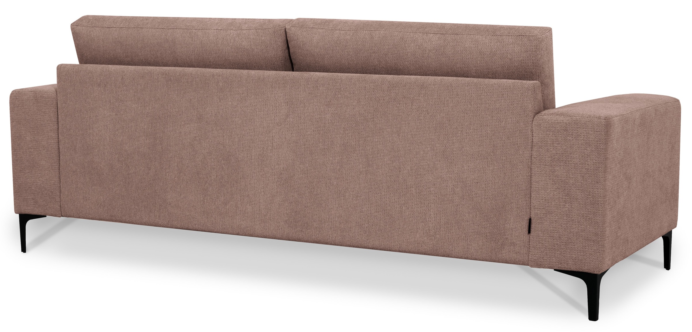 Places of Style 3-Sitzer »Xander«, Breite 224 cm, Soft-Touch Chenille, schwarze Metallfüße