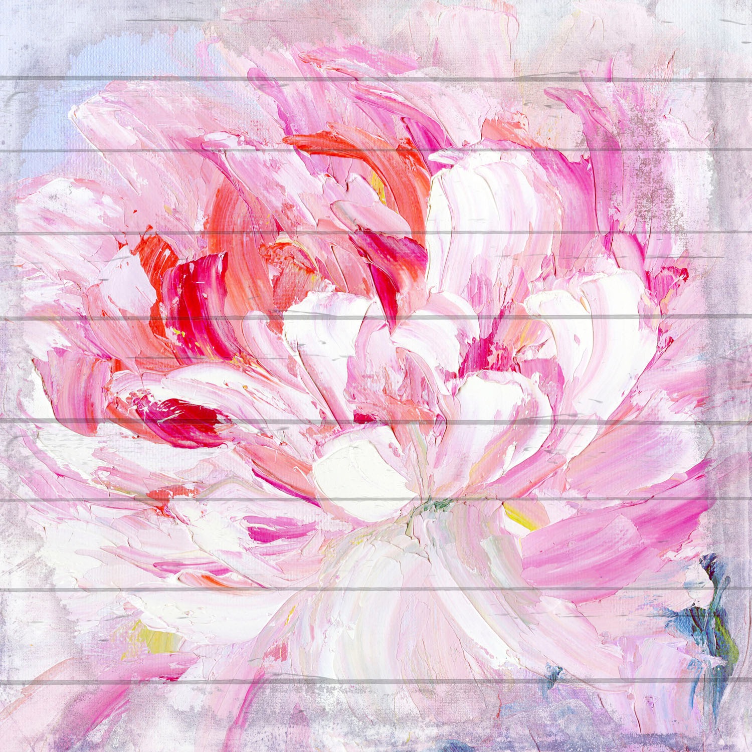 queence Holzbild »Angela«, Blumen, (1 St.)