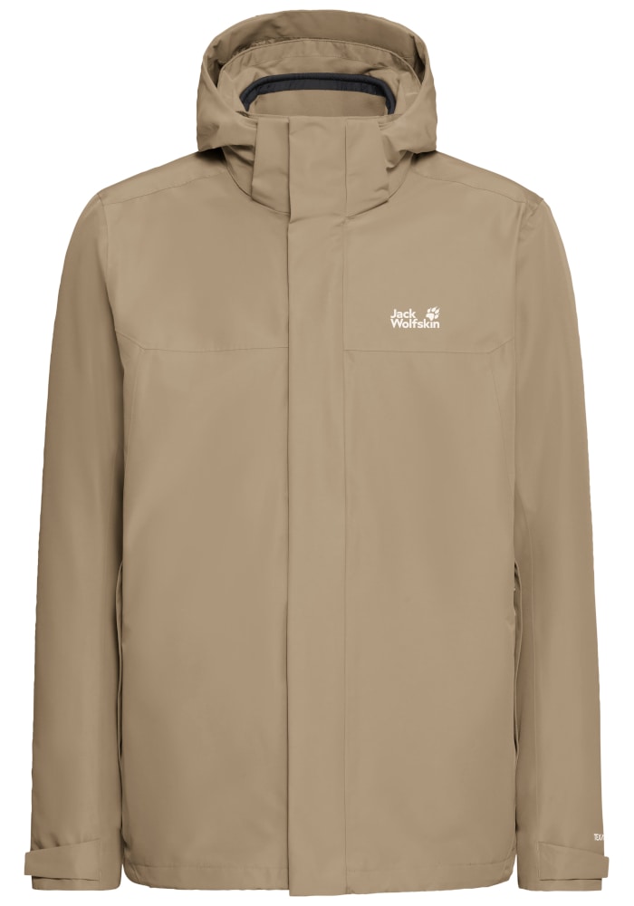 Jack Wolfskin 3-in-1-Funktionsjacke »STONELITE 3IN1 JKT M« mit Kapuze mit Kapuze, wasserdicht, winddicht, atmungsaktiv, wärmende Ausführung
