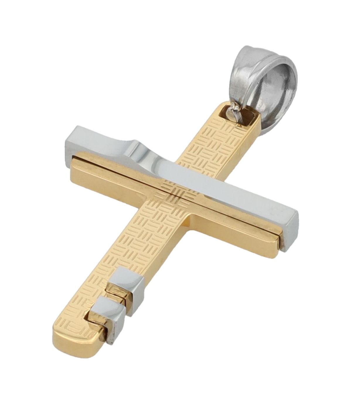 Adelia´s Kreuzanhänger »Unisex Anhänger ¿ Kreuz Kreuzanhänger aus Edelstahl«