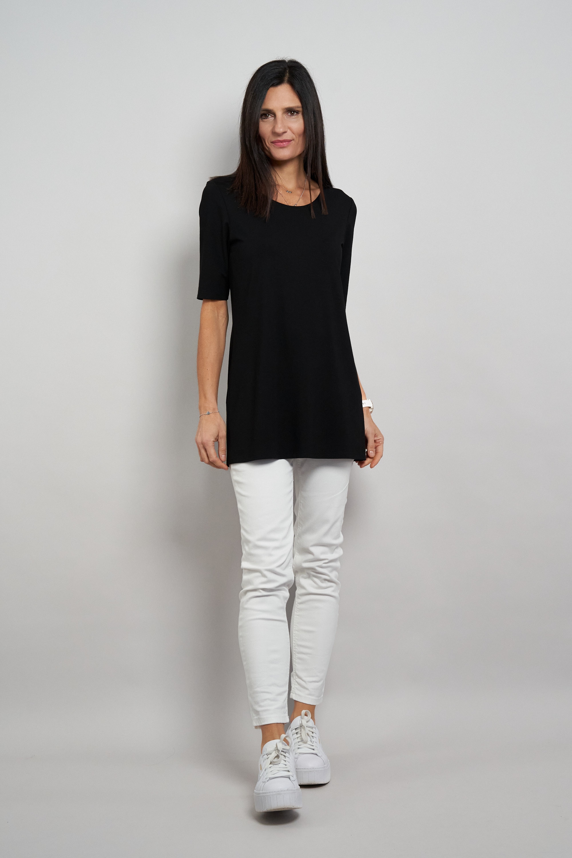 Seidel Moden Longshirt »Otto exclusiv« Halbarm Shirt - mit Viskose- MADE IN GERMANY