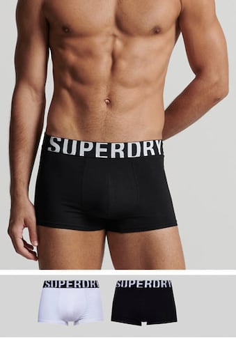 Superdry Boxer »TRUNK DUAL LOGO DOUBLE PACK«, (Packung, 2er-Pack) kaufen