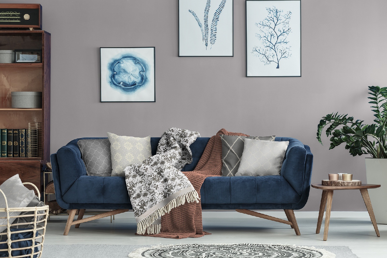 Adam Wohndecke »Flower Cuvée«, im floralem Design, Kuscheldecke
