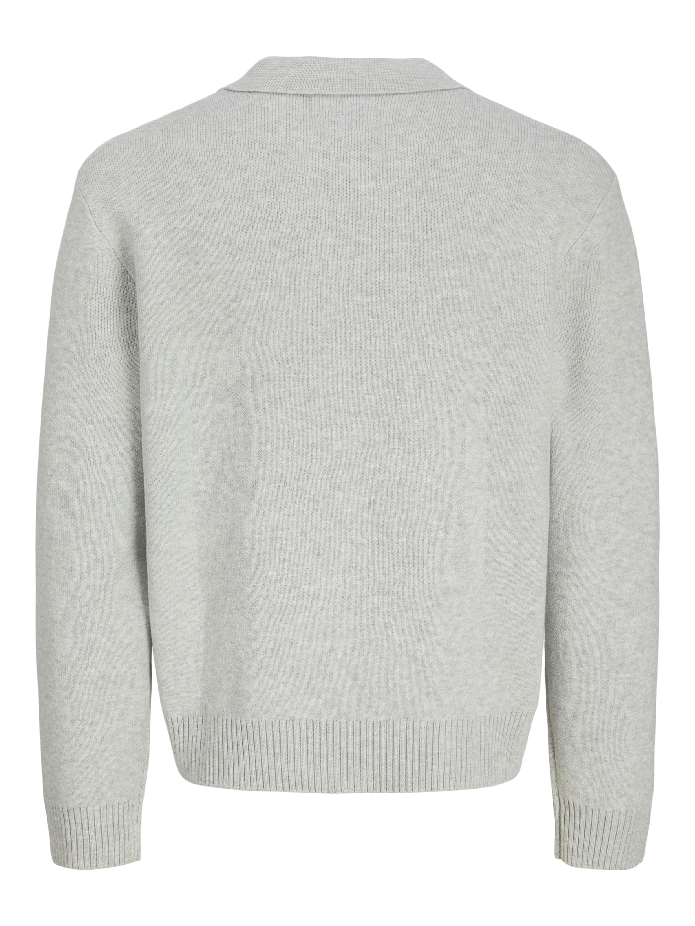 Jack & Jones Strickpullover »JCOCOVER KNIT SPLIT NECK POLO«