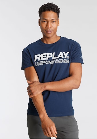 Replay T-Shirt, mit Markenbrustprint kaufen