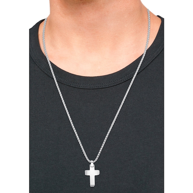 s.Oliver Kette mit Anhänger »Halskette Kreuz, 2033914« im OTTO Online Shop