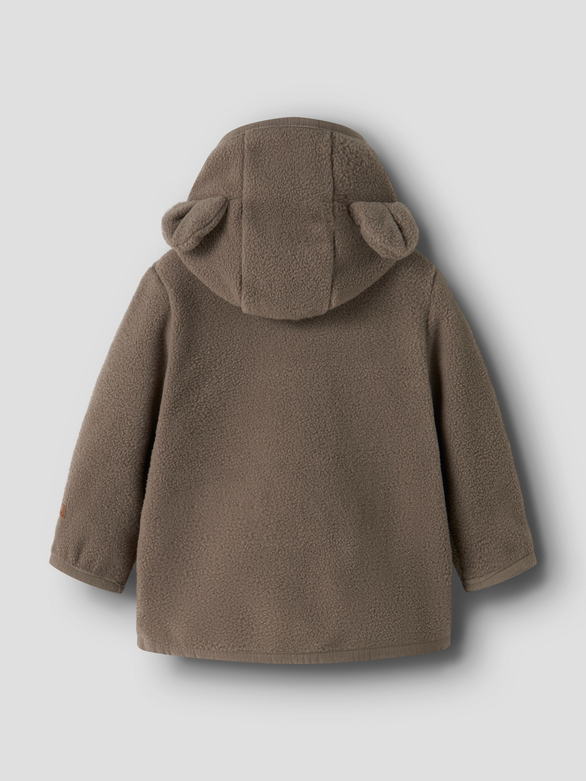 Name It Kapuzenfleecejacke »NBNMEEKO FLEECE JACKET MELANGE« mit Kapuze Fleece, Reißverschluss mit Kinnschutz