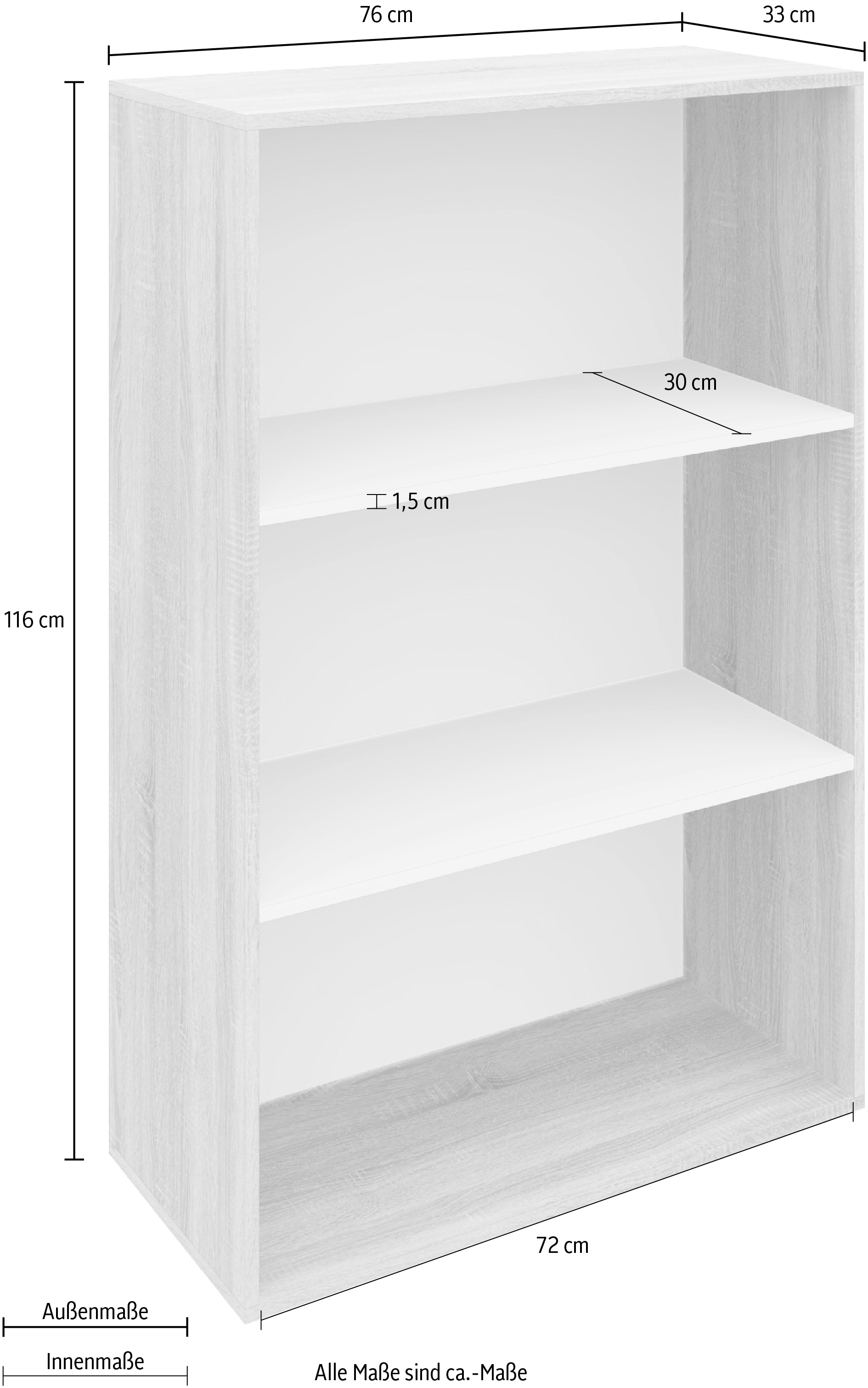 Aktenregal bei für borchardt Räume alle »Tom«, OTTO Möbel Bücherregal geeignet