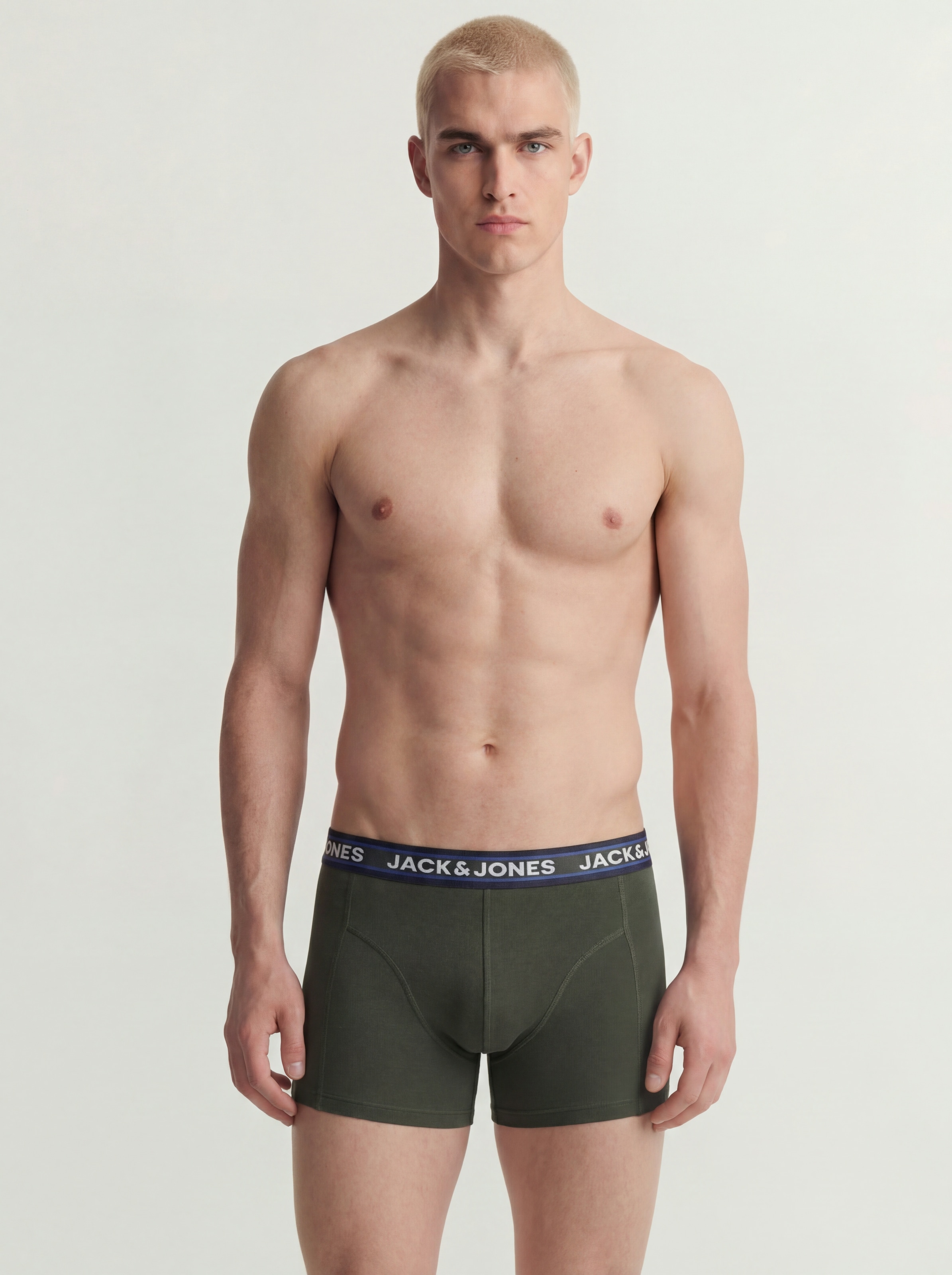 Jack & Jones Trunk »JACOLIVER TRUNKS 5 PACK NOOS« Packung, 5 Stk. Baumwollmischung, elastisches Bündchen
