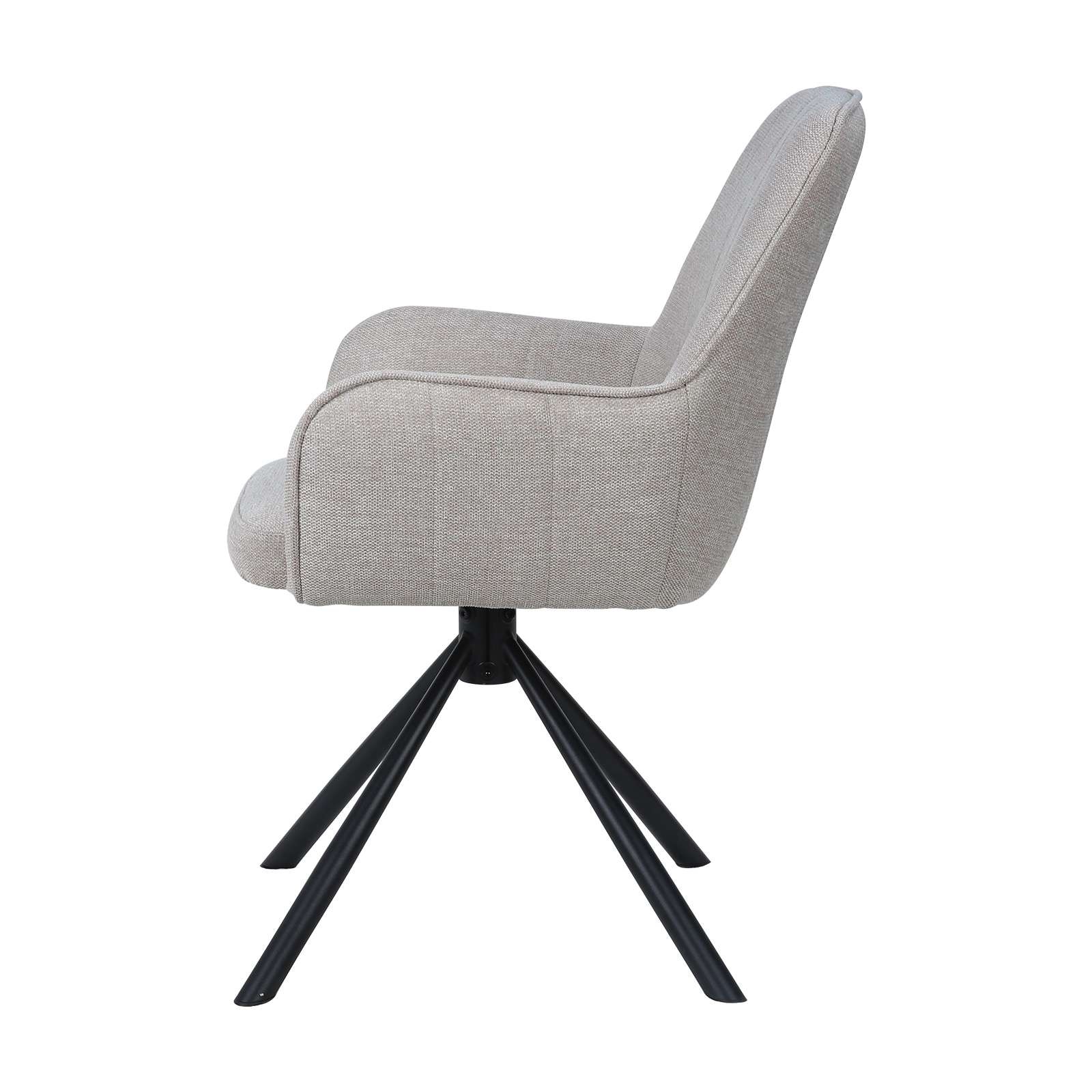 OTTO home Esszimmerstuhl »Flaurent« () 2 Stk.gepolsterte Rückenlehne, Armlehne und Sitzfläche, Sitzhöhe 50 cm