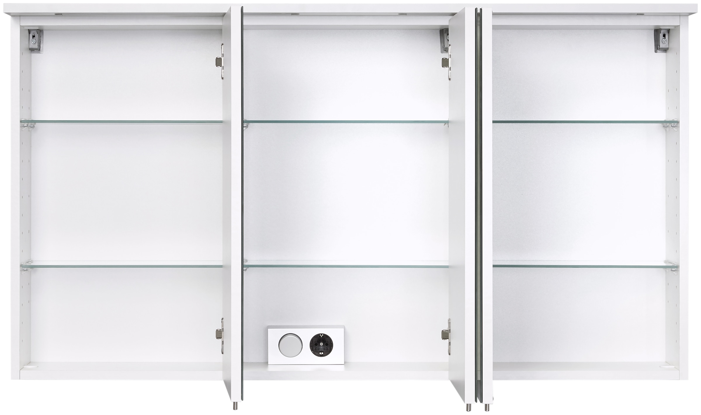 welltime Spiegelschrank »Flex«, Breite 120 cm, mit 3D-Spiegeleffekt