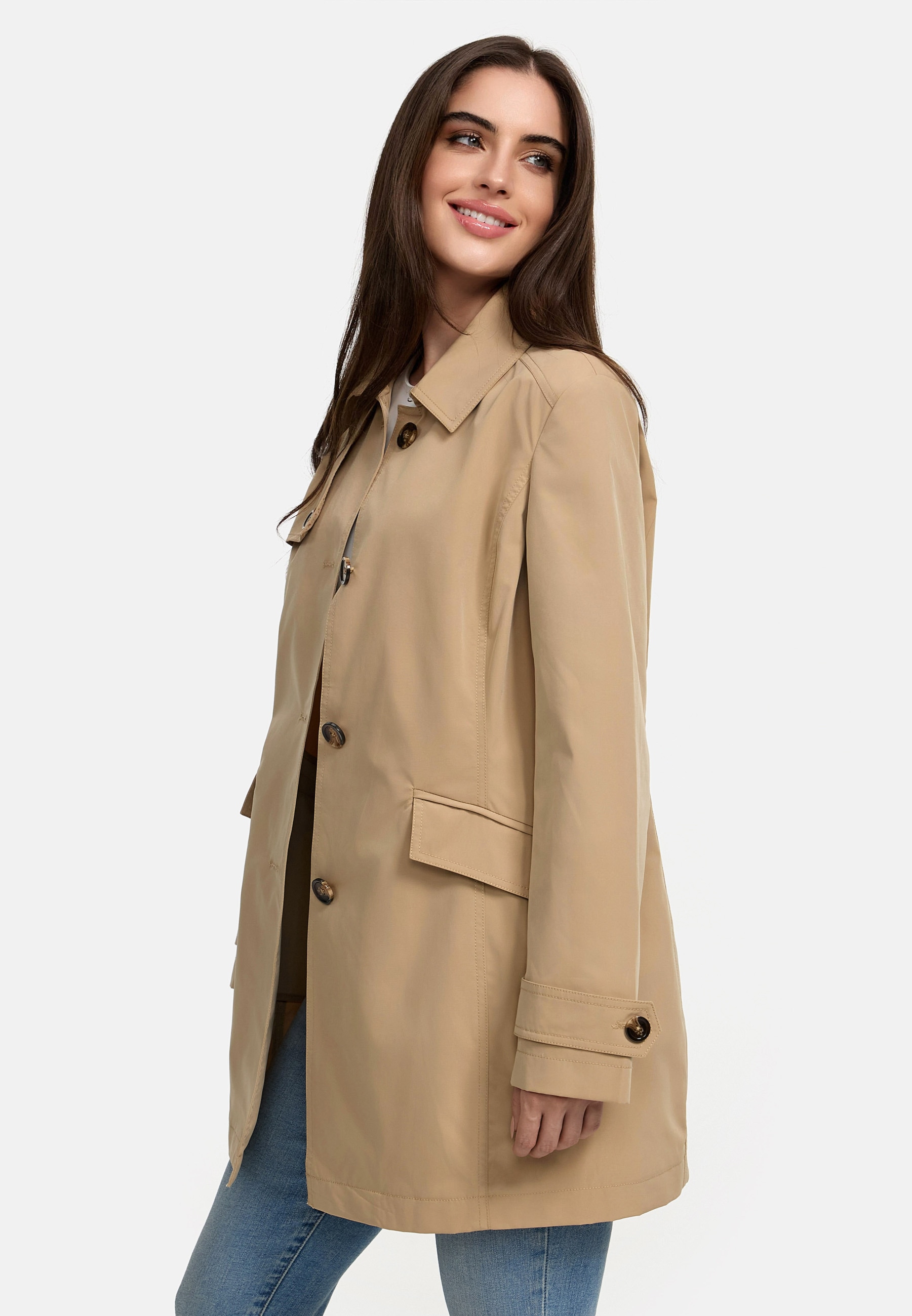 MANISA Trenchcoat, mit Koller