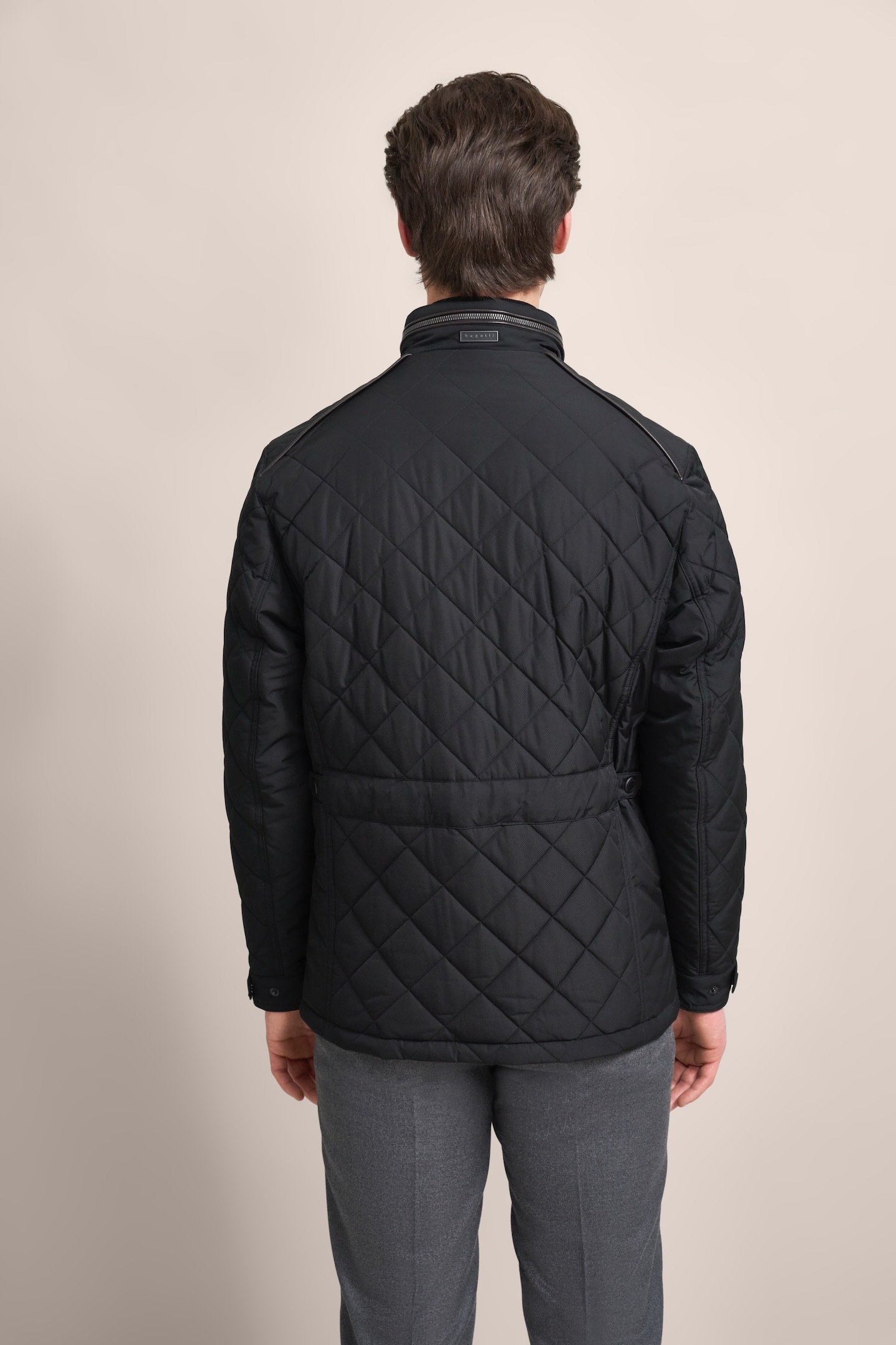 bugatti Langjacke, ohne Kapuze, im Rautenstepp
