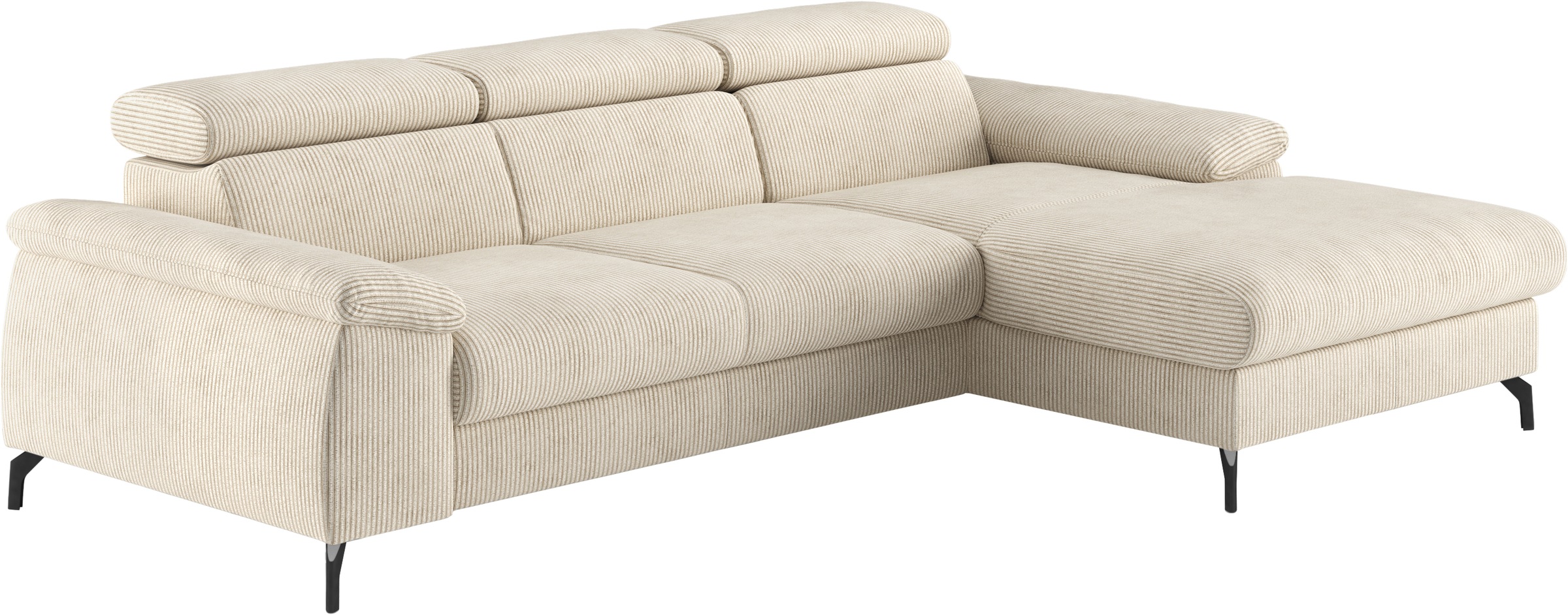 COTTA Ecksofa »Kitty L-Form«, inkl. Kopfteilverstellung, optional mit Bettfunktion u. Bettkasten