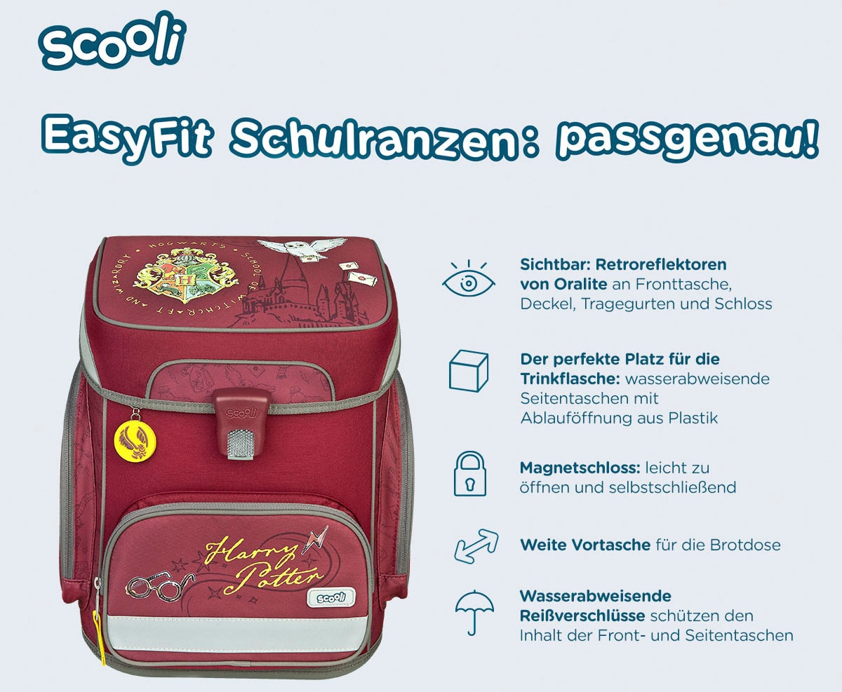 Scooli Schulranzen »EasyFit, Harry Potter II«, Reflektoren