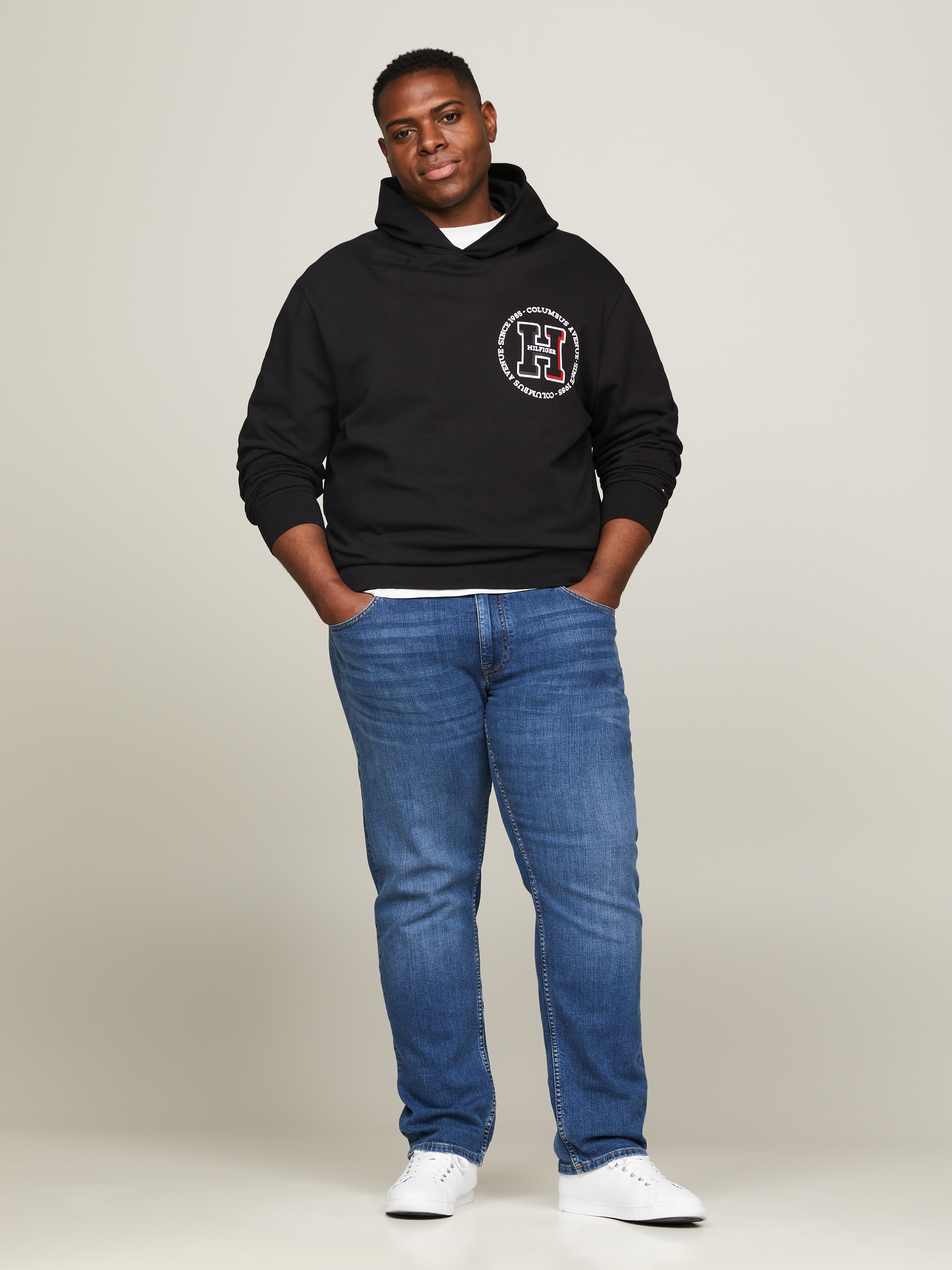 Tommy Hilfiger Big & Tall Hoodie »BT-HILFIGER H ROUNDEL HOODY-B«, Große Größen