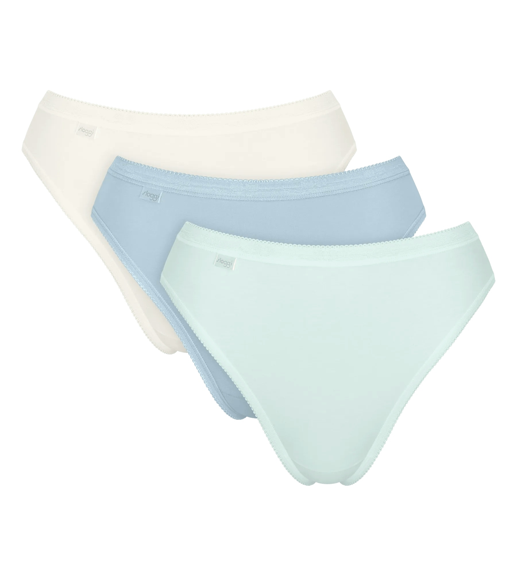 sloggi Taillenslip »Basic+ Tai« mit hohem Beinausschnitt, Cotton-Mix, glatte Nähte