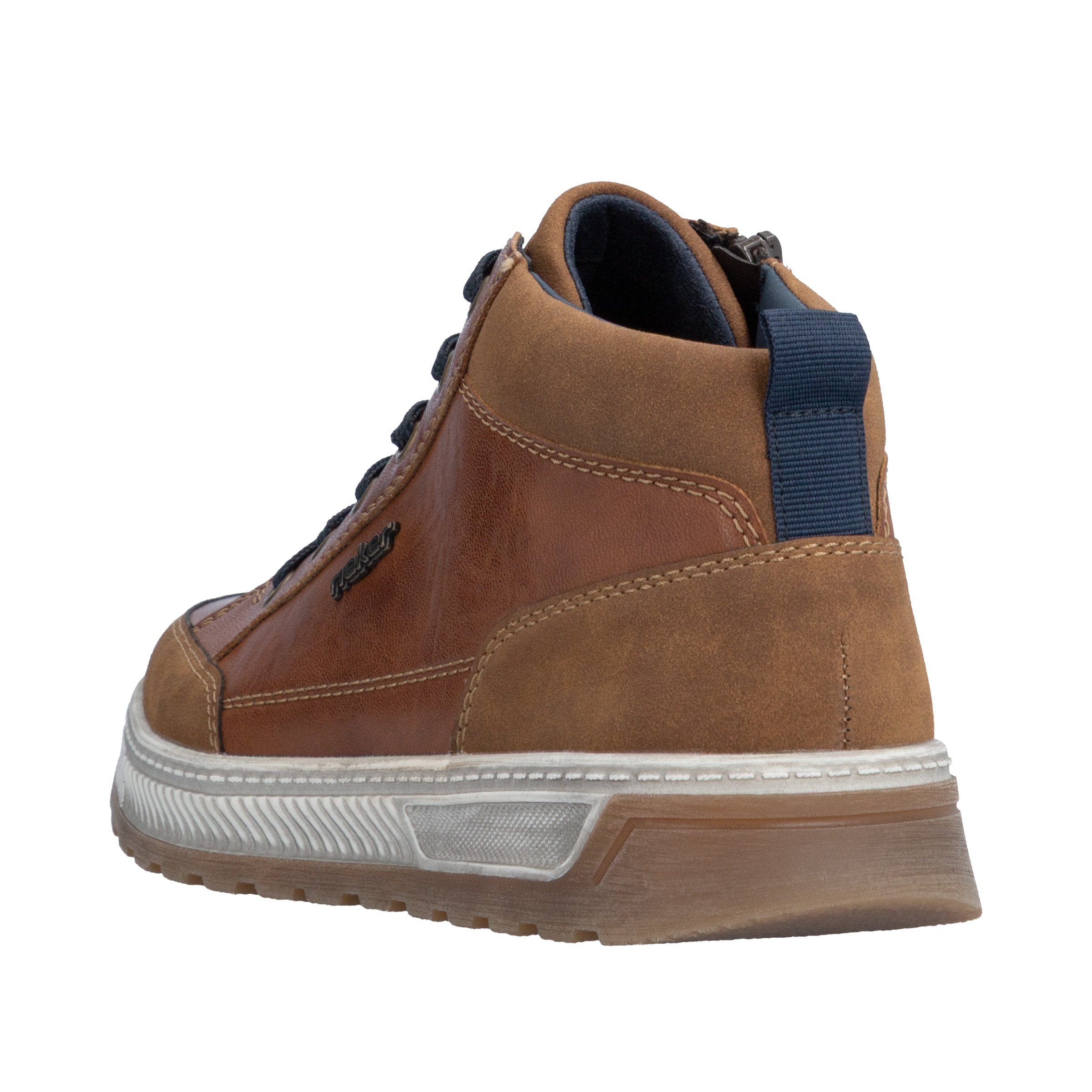 Rieker Schnürboots  High Top Sneaker, Boots mit weichem Schaftrand