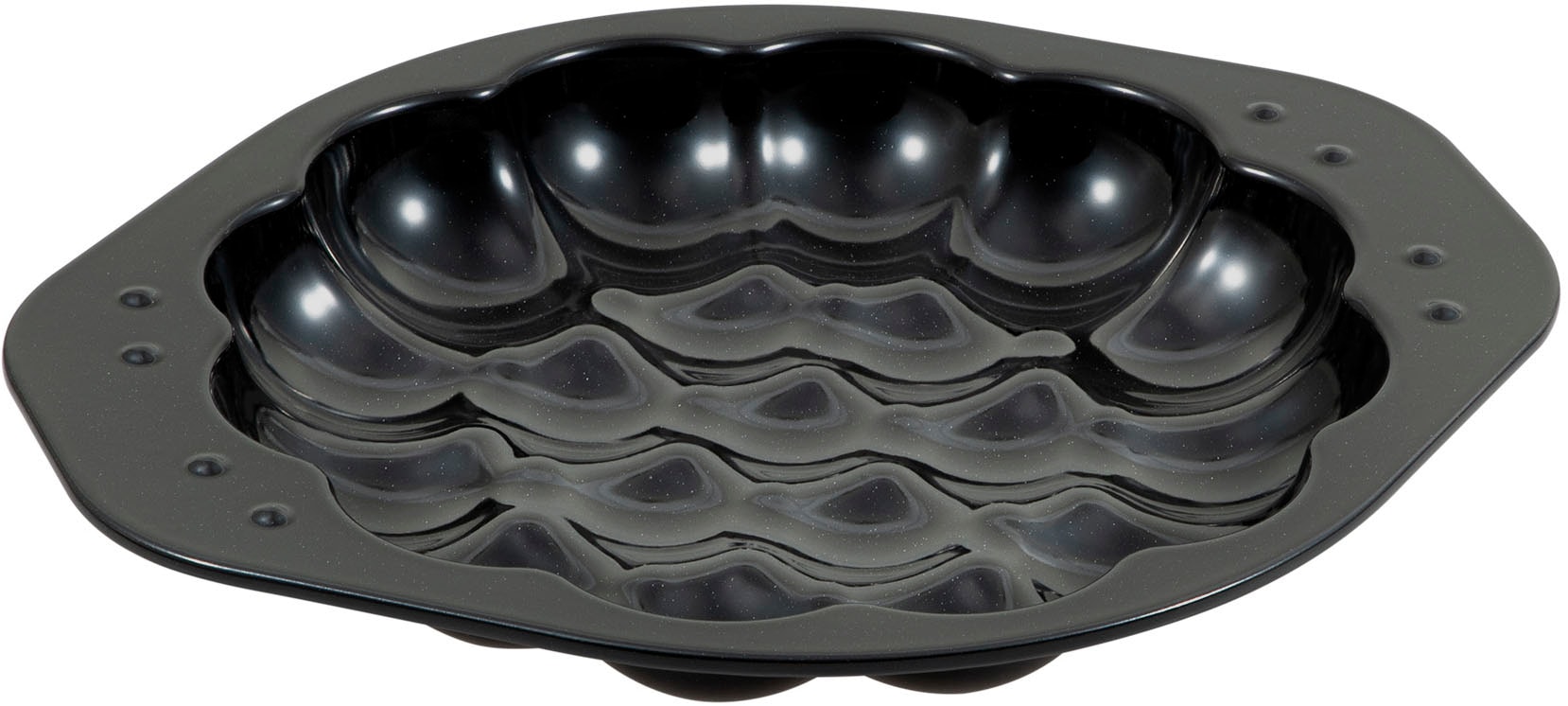 CHG Backform »WOLKENSONNE "Emaille"«, (Set, 2 St.), inkl. Rezeptheft, Made in Germany
