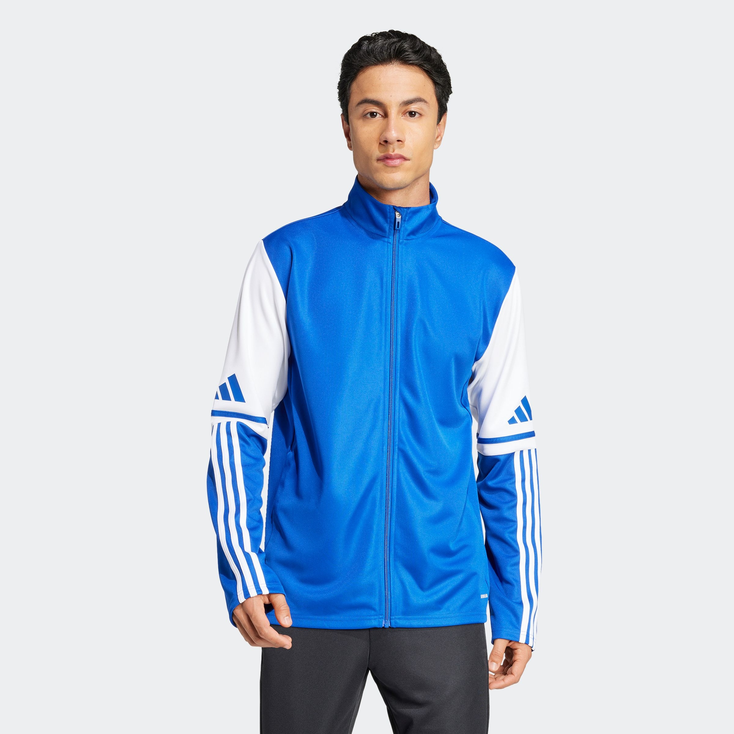 Adidas Performance Herren Trainingsjacke »SQ25 TR JKT« in blau, Größe S