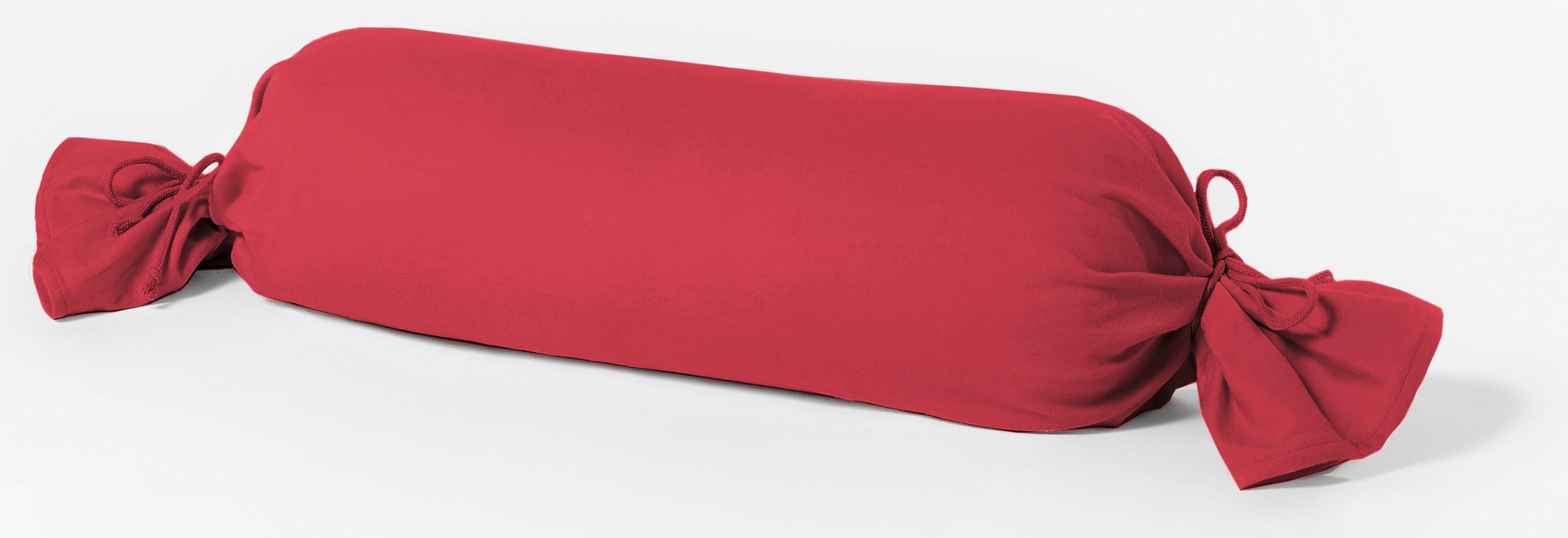 Primera Kissenbezug »Mako-Feinjersey Kissenbezug im Doppelpack« In vielen Uni-Tönen in rot, Größe B/L: 15 cm x 40 cm