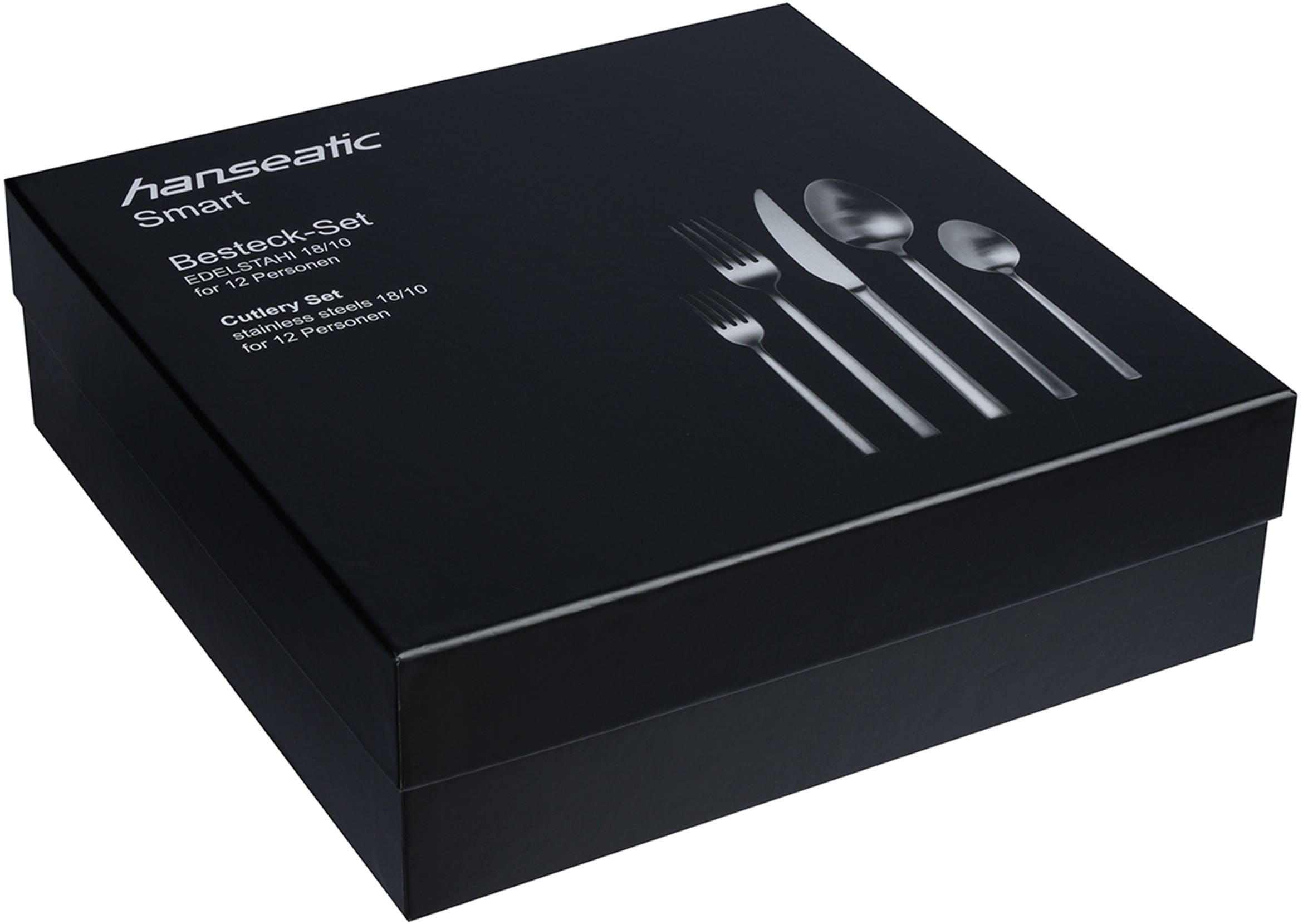 Hanseatic Besteck-Set »SMART, in matter Optik«, (Set, 60 tlg.), leichtes und minimalistisches Design