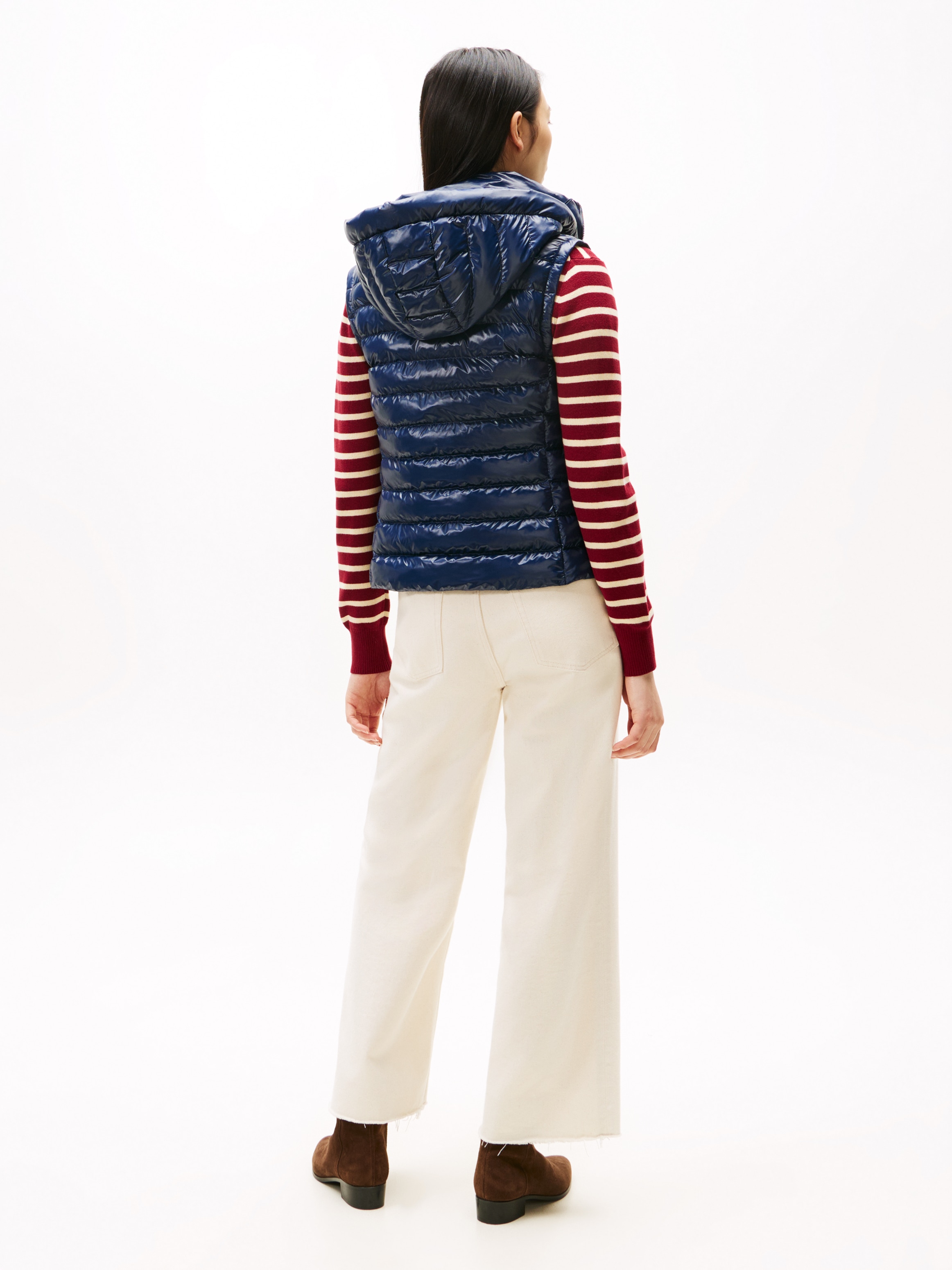 Tommy Hilfiger Steppweste »LW PADDED SLIM VEST«, leicht glänzende Oberfläche