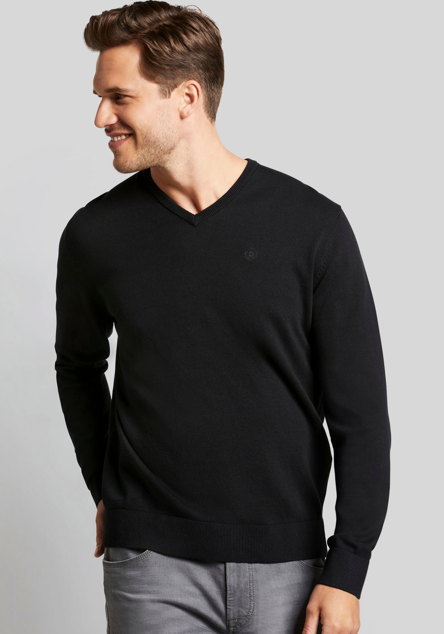 bugatti V-Ausschnitt-Pullover online shoppen bei OTTO