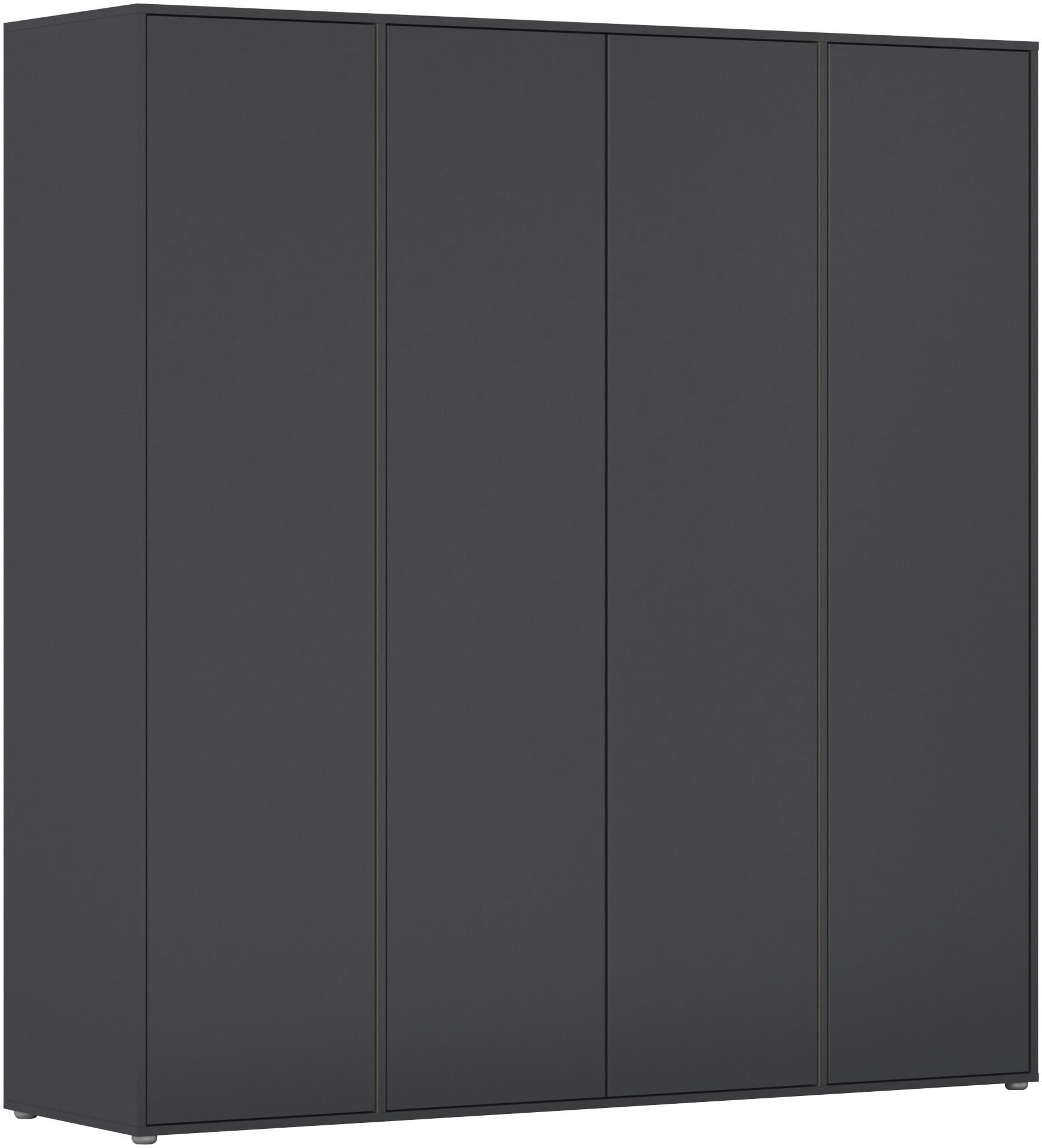 rauch Drehtürenschrank »Kleiderschrank Schrank Garderobe Wäscheschrank NABILA viel Stauraum« in 3 verschiedenen Ausstattungen BASIC/CLASSIC/PREMIUM,  in 2 Breiten mit Push-to-Open Funktion TOPSELLER MADE IN GERMANY