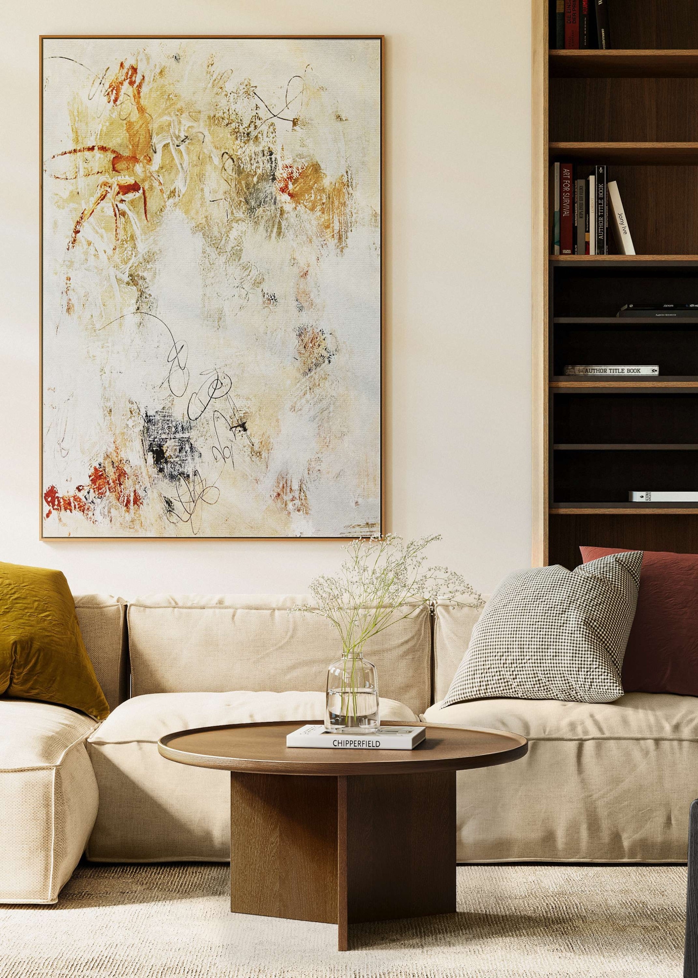 Woodman Couchtisch »Cala« 83/83/42 cm,  Breite 83 cm, rund, Tischplatte aus massiver Eiche, FSC® zertifiziert