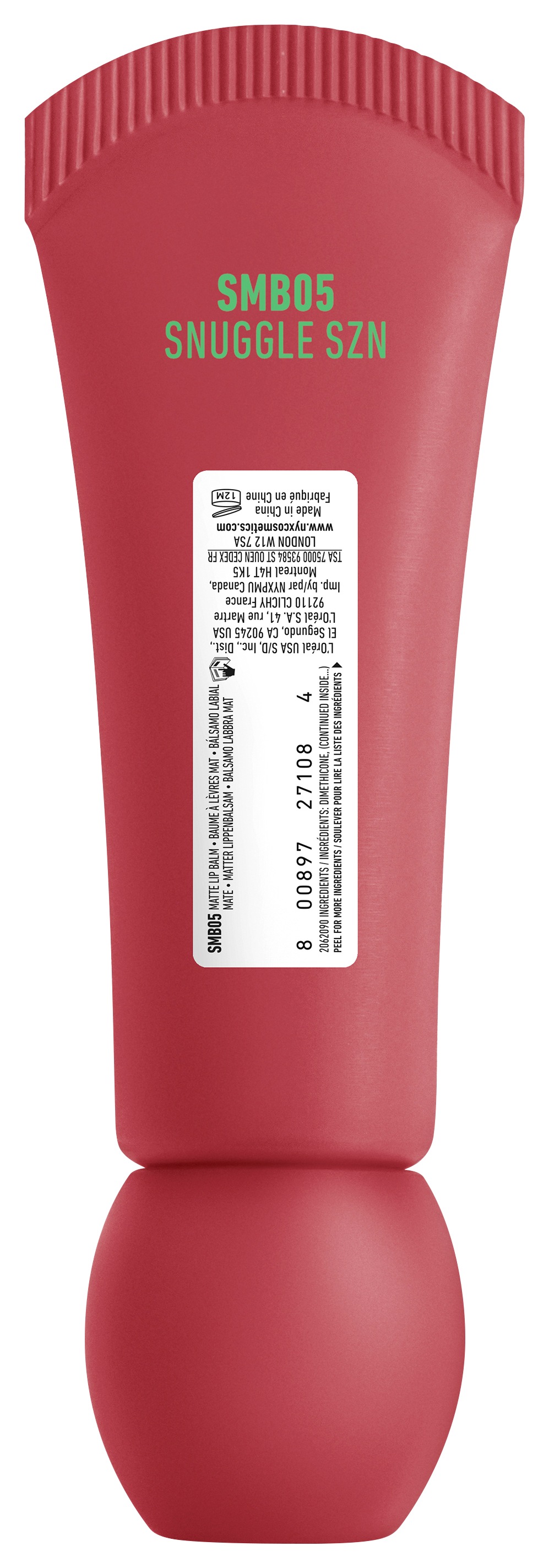 NYX Lippenbalsam »NYX Professional Makeup Smushy Matte Lip Balm«