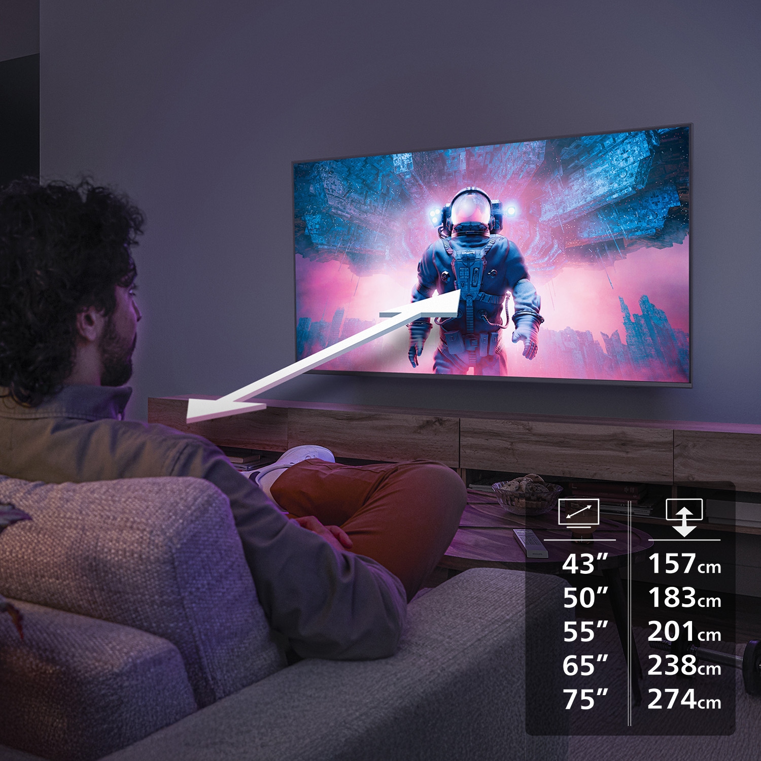 Philips QLED-Fernseher »43PQS7801/12« 108 cm/43 ″ Smart-TV