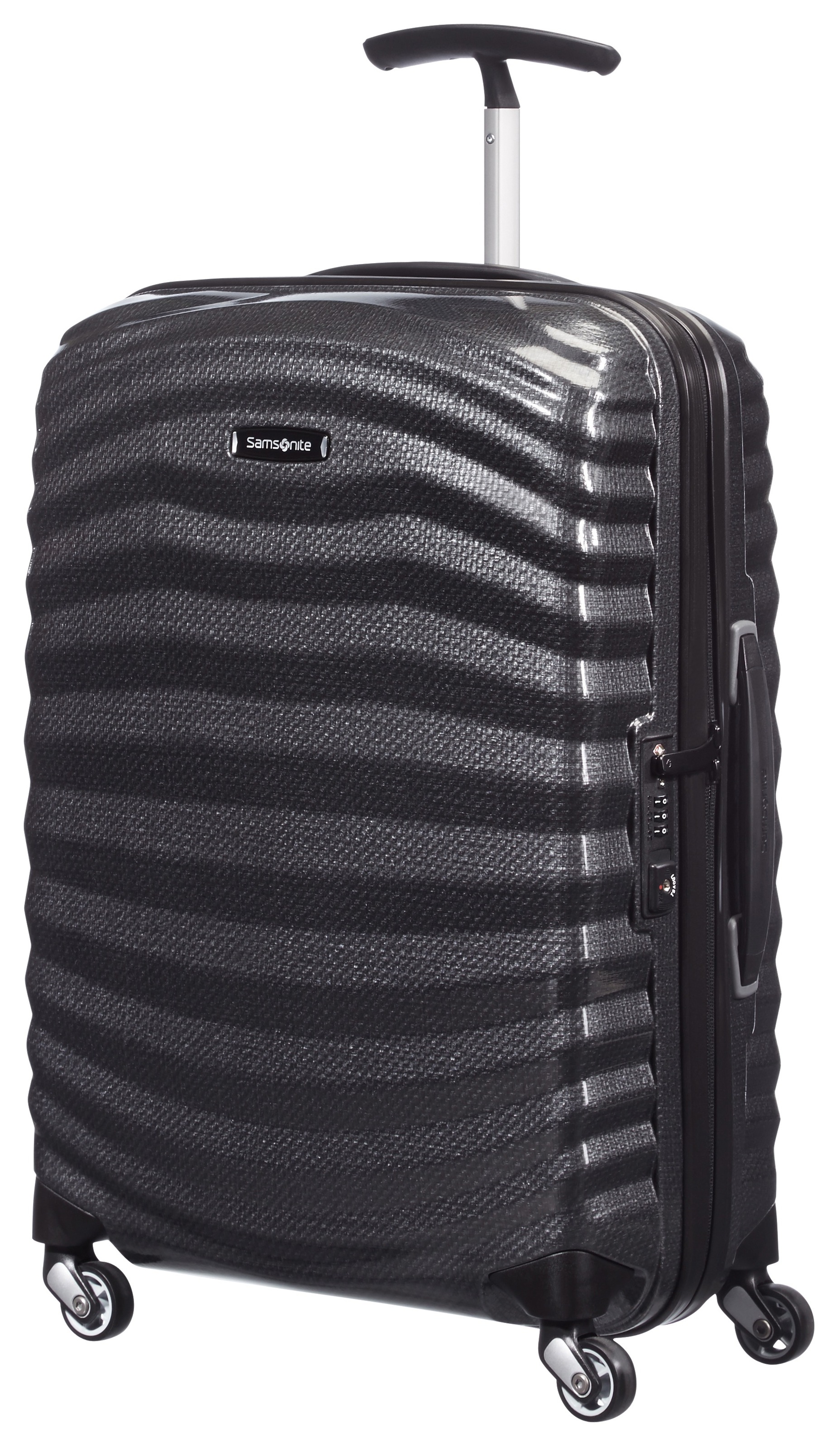 Samsonite Hartschalen-Trolley »LITE-SHOCK, verschiedene Größen«, 4 Rollen, Reisekoffer Trolley Aufgabegepäck TSA-Zahlenschloss Made in Europe