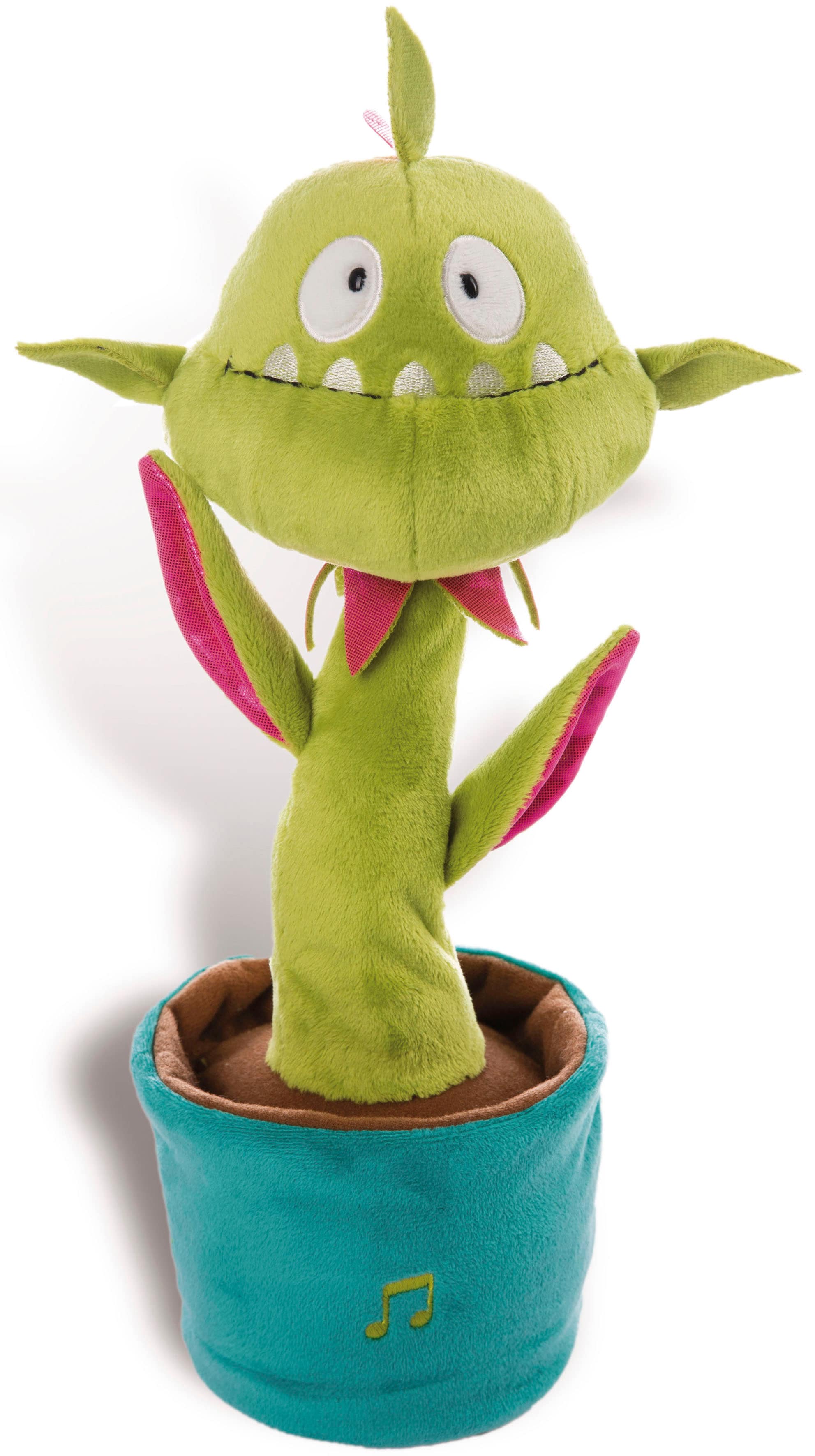 Nici Plüschfigur »Funny Flowers, Elektronische Pflanze Gisela, 32 cm« mit Tanz- und Musikfunktion in grün