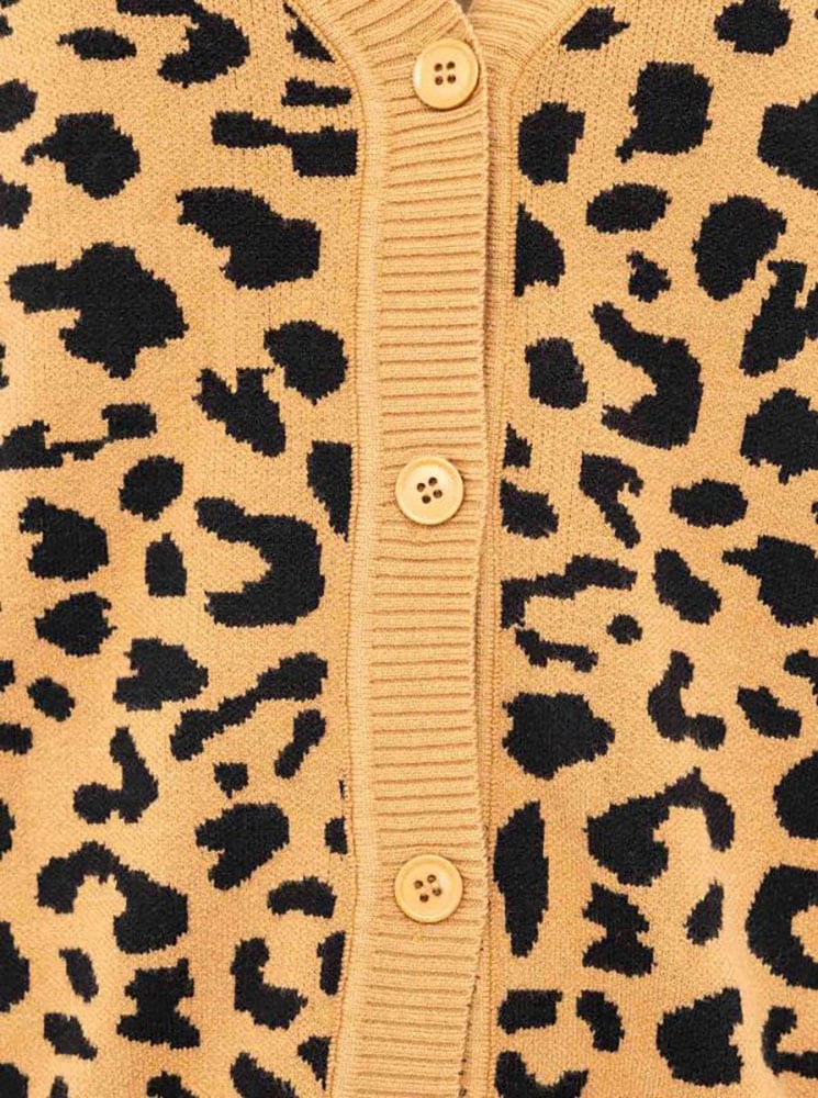 Zwillingsherz Strickpullover »"Classic Leo"« Animal-Muster