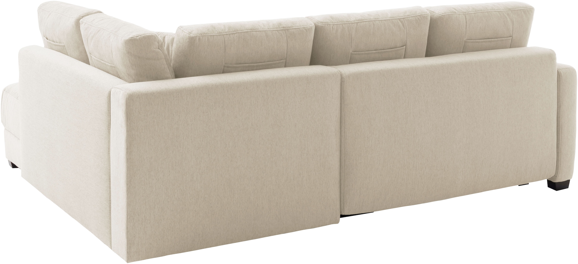 Mr. Couch Ecksofa »Pierre, L-Form mit Taschenfederkern« mit DuraSpring-Taschenfederkern bis 140 kg belastbar