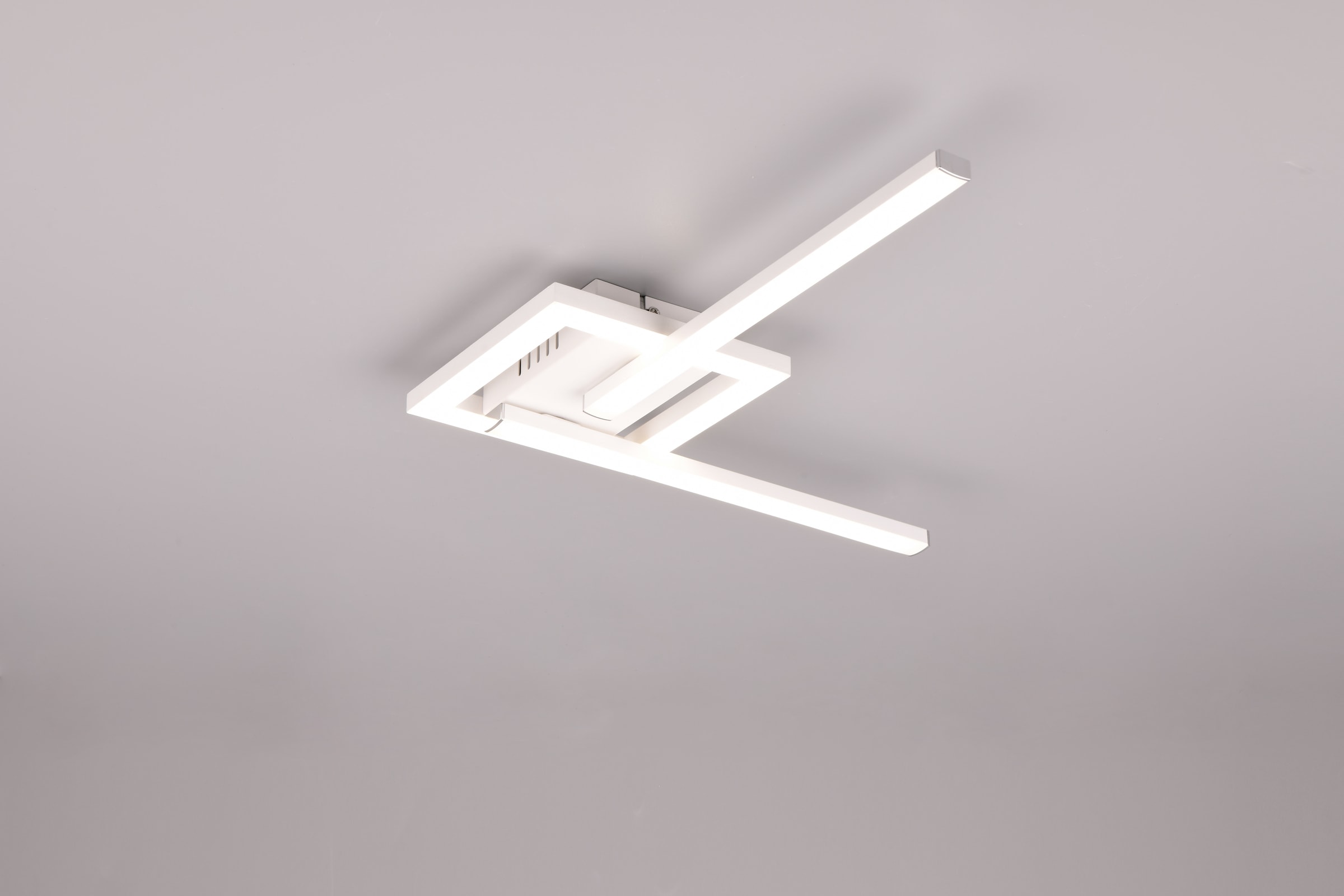 my home LED Deckenleuchte »DAVINIA, als Deckenlampe oder Wandlampe mögl, LED Stäbe schwenkbar«, 1 flammig, Leuchtmittel LED-Board | LED fest integriert, neutral 4000K 1950 Lumen 54x16 cm beweglich Flurlampe Wohnzimmerlampe