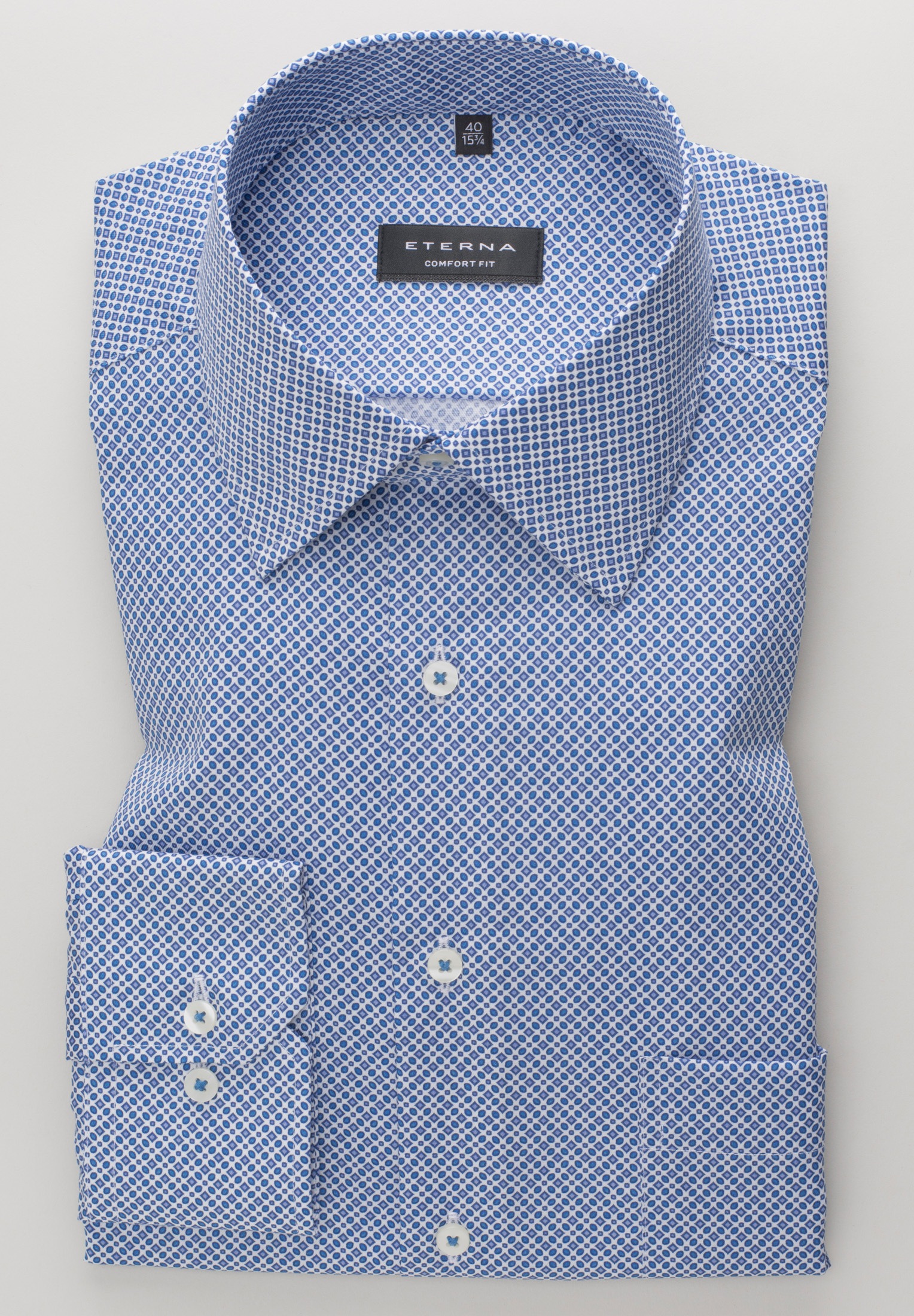Eterna Langarmhemd »COMFORT FIT«, NON IRON (bügelfrei)