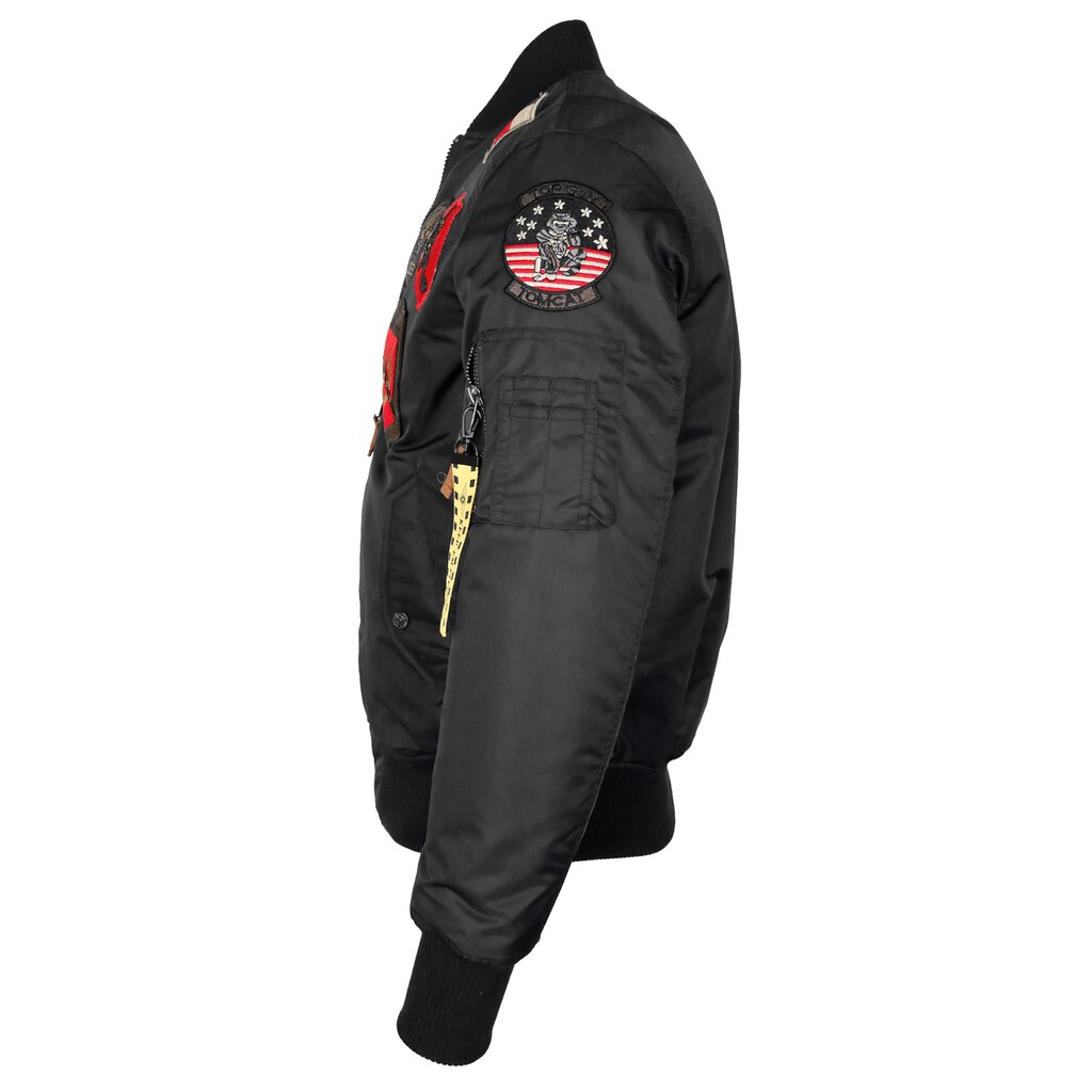 TOP GUN Bomberjacke »Bomberjacke im Pilotenstil mit Patches TG20191053«