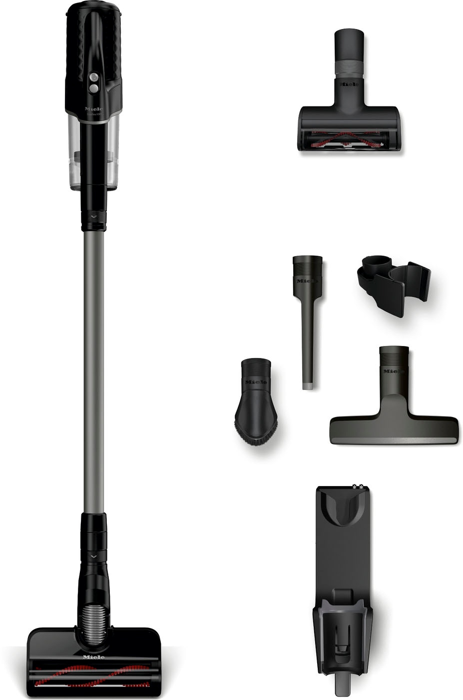 Miele Akku-Handstaubsauger »Duoflex HX1 Cat Dog,« SpeedLock Wandhalterung ein Klick vom Komplett- zum Handgerät