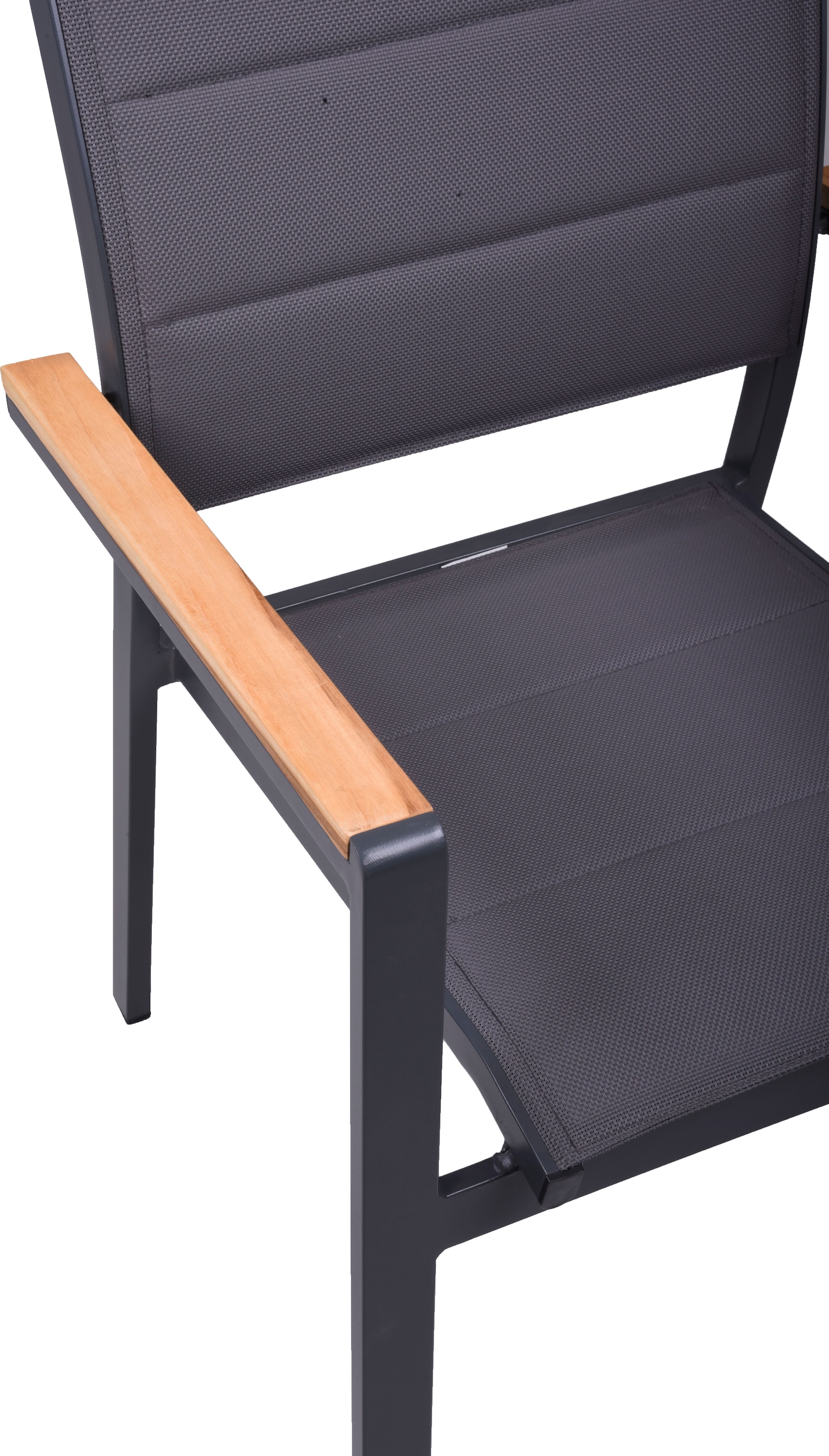 Garden Pleasure Garten-Essgruppe », Tischgruppe »RANA/DAVINA Set 03«« Set, 7 Stk. tlg. 6 Stühle (stapelbar), 1x Ausziehtisch LxB: 200-260 x100 cm