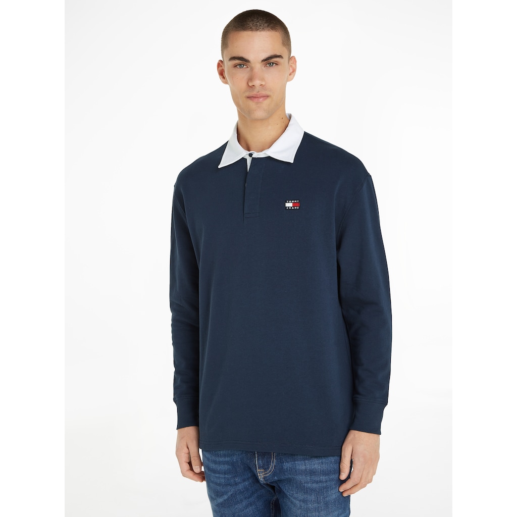 Tommy Jeans Langarm-Poloshirt »TJM BADGE RUGBY«
