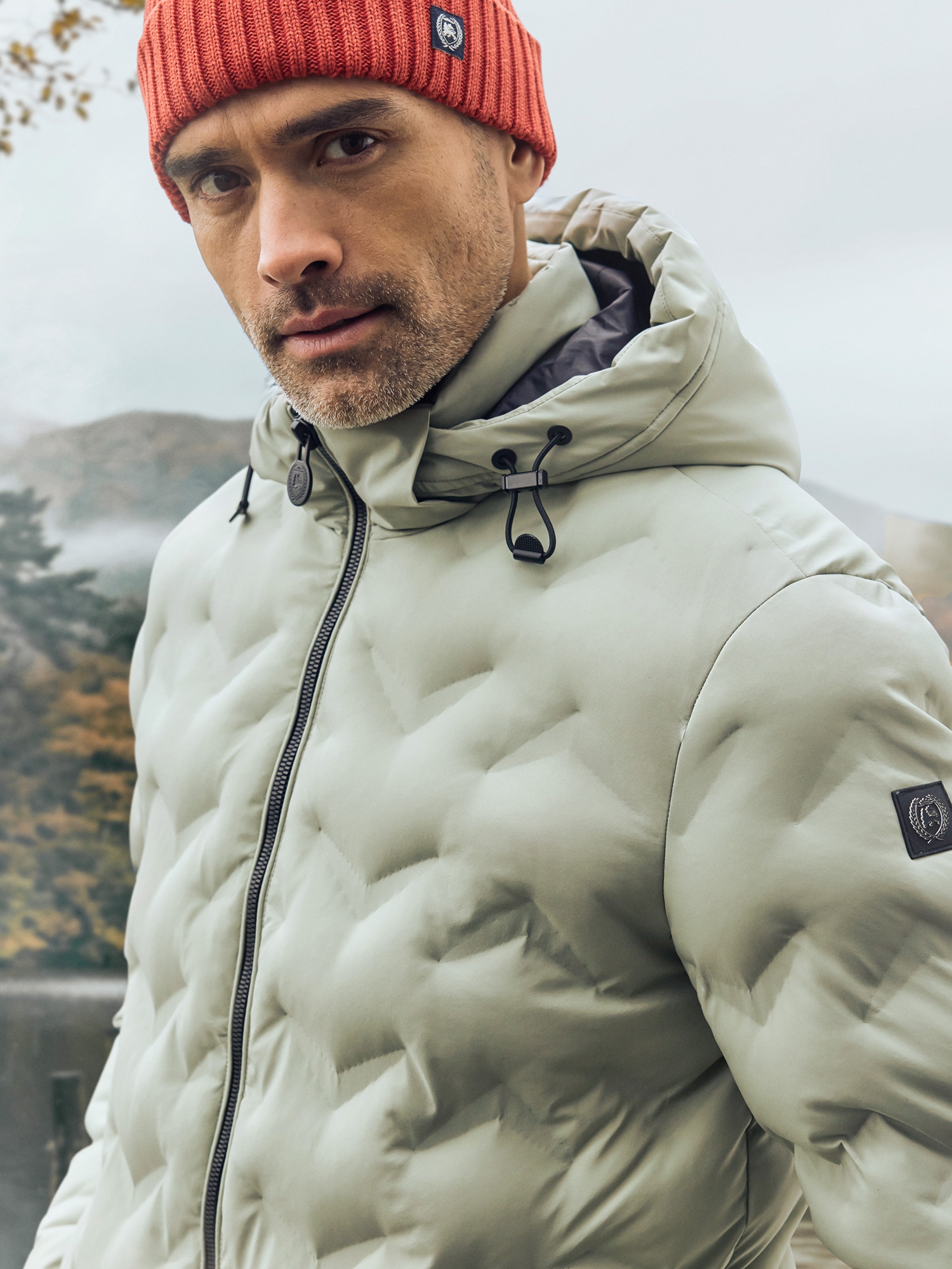 LERROS Steppjacke »LERROS Herren Funktions-Steppjacke«, mit Kapuze, Wasser- und windabweisend, atmungsaktiv