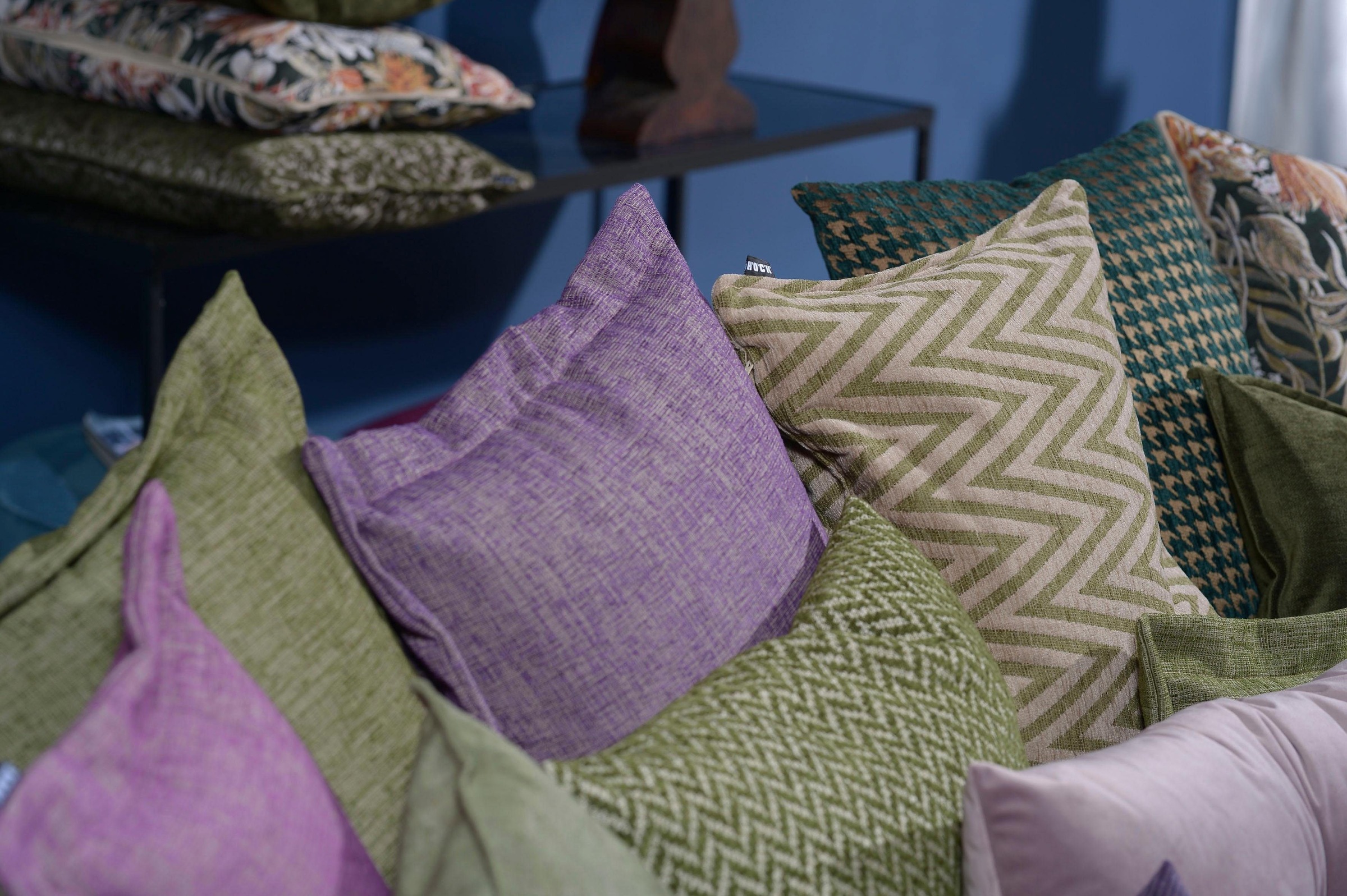 H.O.C.K. Dekokissen »Rigalon« Kissenhülle mit Füllung, 1 Stück, mit Zick-Zack Muster