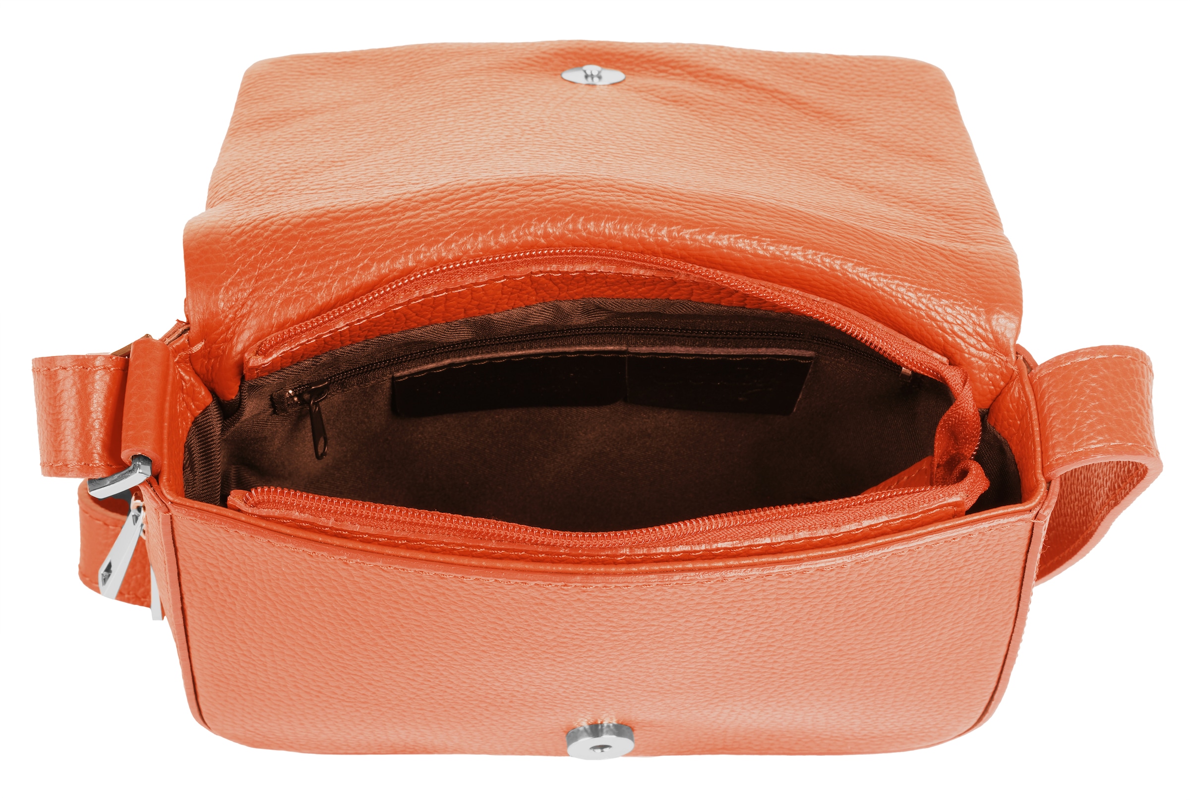 Cluty Henkeltasche, echt Leder, Made in Italy