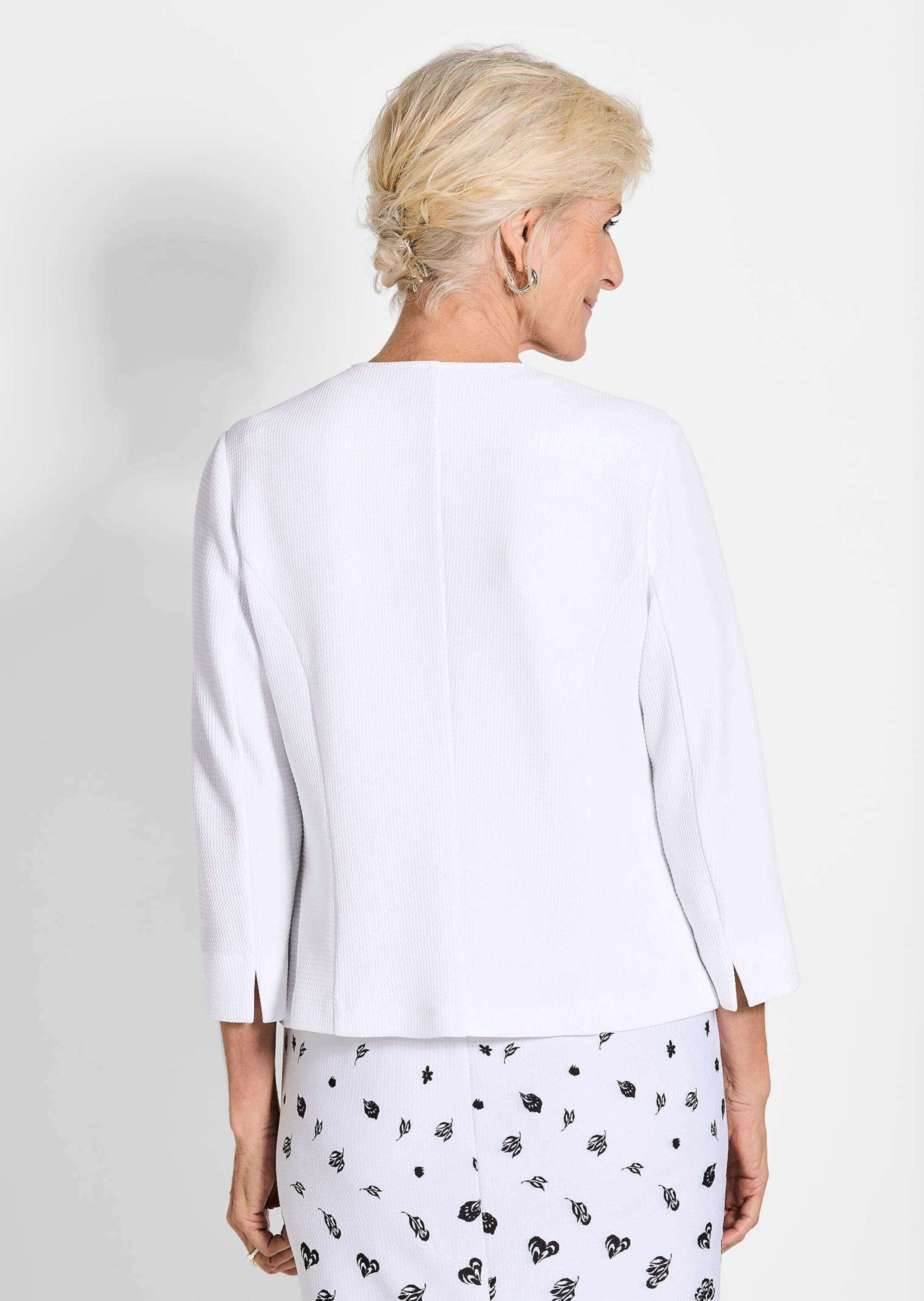 GOLDNER Jackenblazer »Kurzgröße Eleganter Jersey-Kurzblazer«