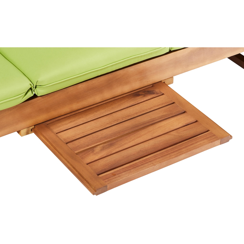 MERXX Gartenlounge-Bank »Daybed Akazie«